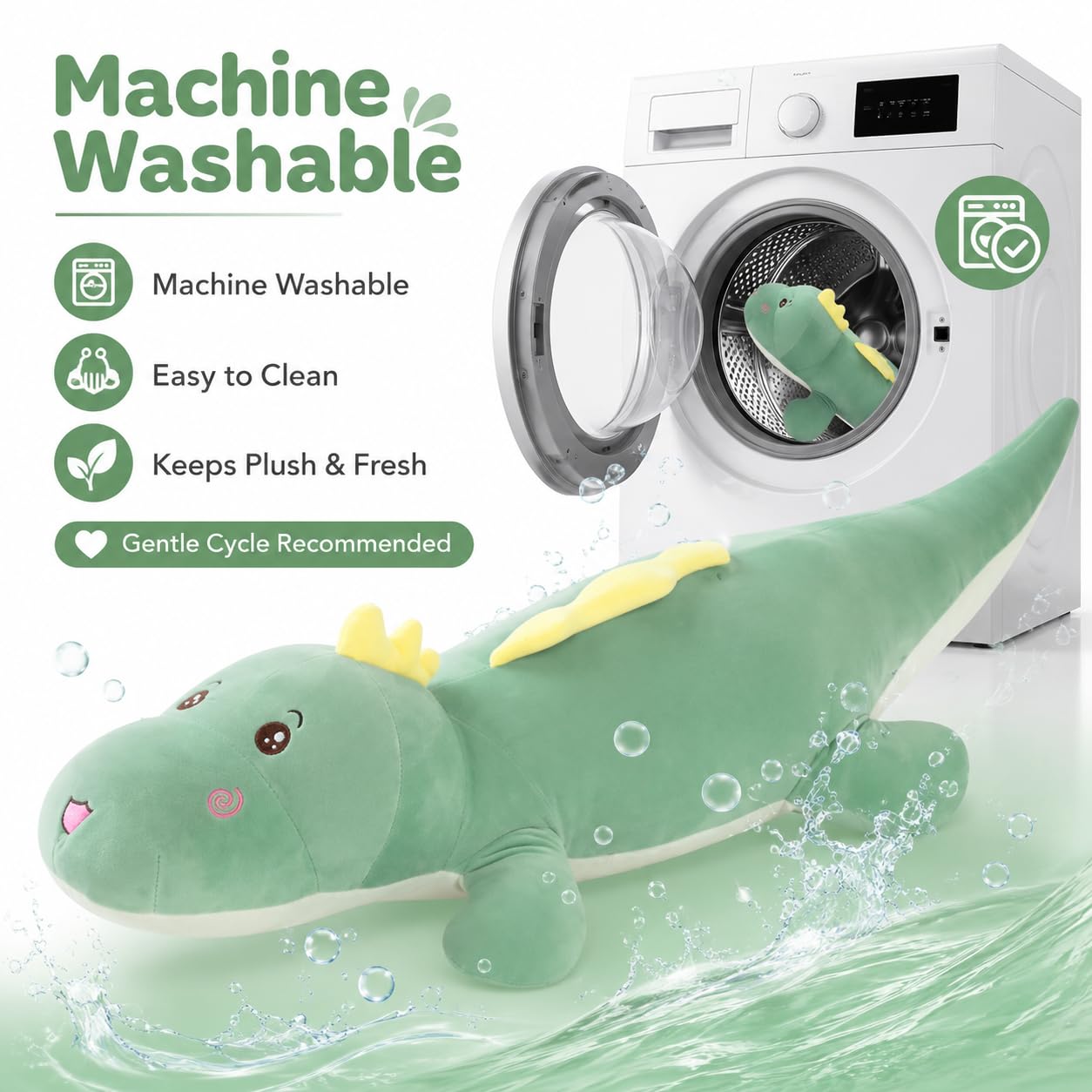 80cm Dinosaur Plush Toy Pillow