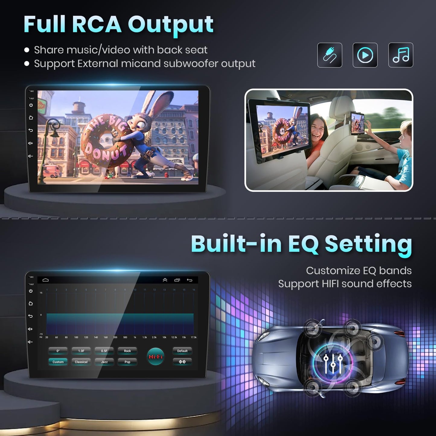 【HiFi 16EQ】 2G+64G Car Stereo Radio for Nissan Altima 2008-2012 Manual A/C with Carplay Android Auto MirrorLink,Podofo 9inch 1080P IPS HD IPS Touchscreen Bluetooth RDS FM Radio GPS WiFi Backup Camera