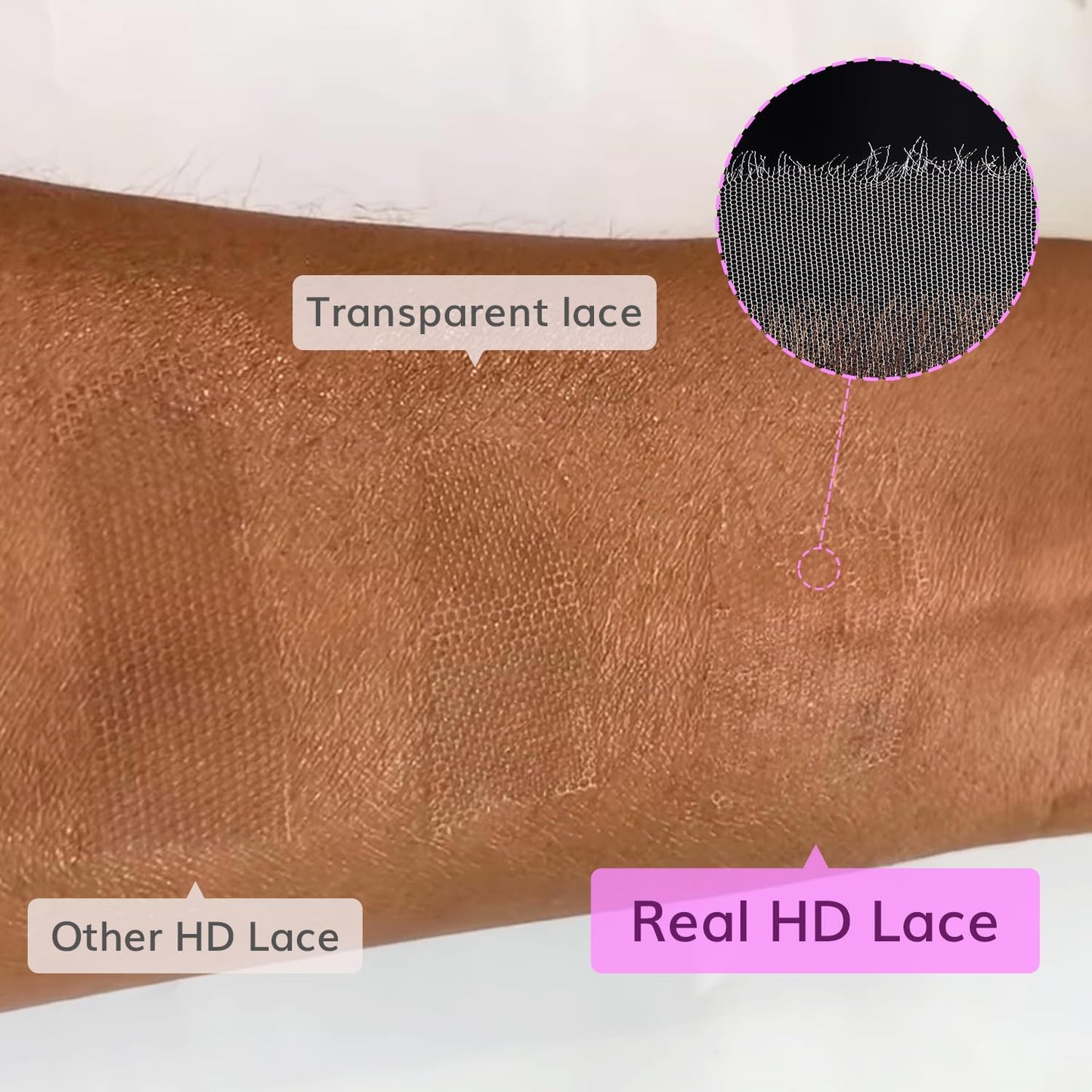 IDN BEAUTY SKINLIKE REAL HD 2X6 Lace Closure Human Hair 14 Inch Body Wave Closure Bleached Single Knots HD Closure Ultra-thin 2x6 Lace Closure Virgin Human Hair 0.1 mm Pre Plucked Hairline Closure