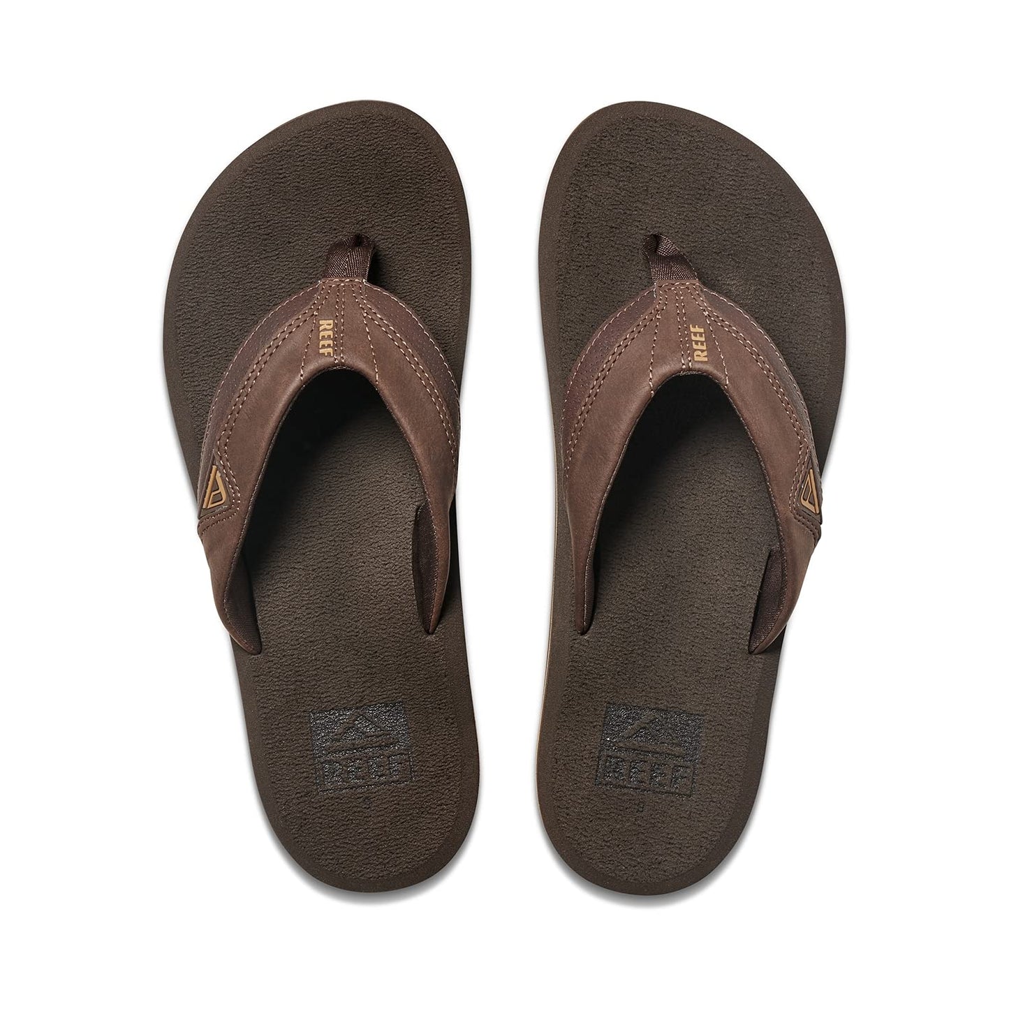 Reef Cushion Dawn Mens Flip Flop, Instant Comfort Ultra Soft Footbed, Brown, 11
