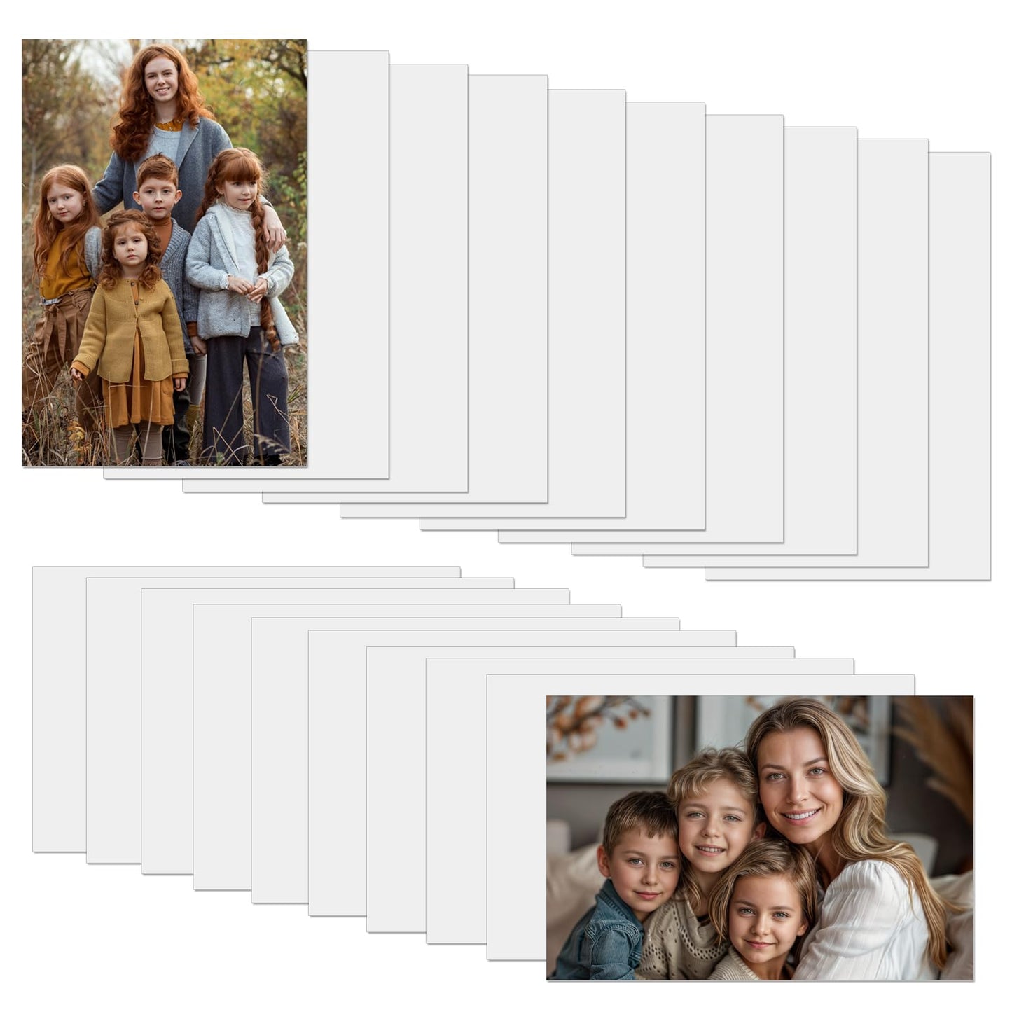 20 Pcs Metal Sublimation Photo Blanks 11x14 Inch - 0.45mm Thick Aluminum for DIY Sign, Wall Poster Frame, Crafts, Gift, Home Decor