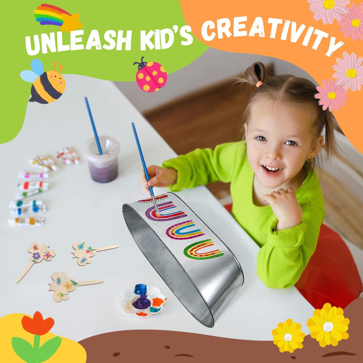 PLANTMEW Paint & Plant Flower Growing Kit
