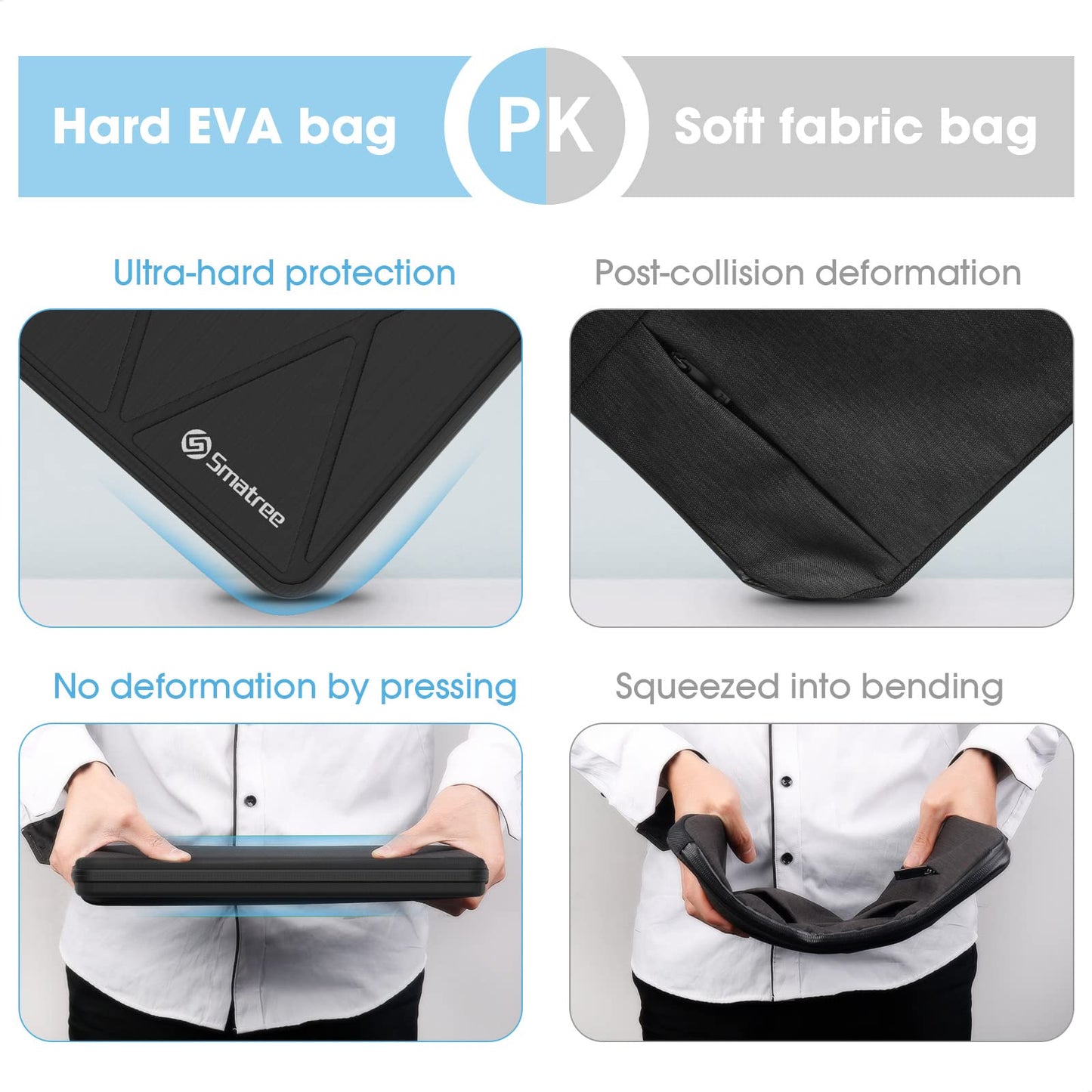 Smatree Hard Laptop Sleeve for 14 inch ASUS ExpertBook P1 (P1403), for ASUS Chromebook Plus CX34 (CX3402), for 14.5 inch Zenbook Pro 14, for Surface Laptop Studio 2/Studio 2 for Busniess