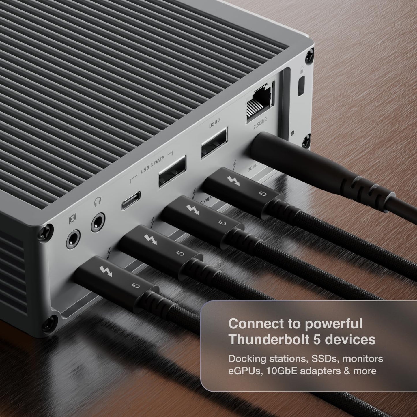 CalDigit Thunderbolt 5 Pro Braided Cable - 120Gbps 240W Power Delivery, Compatible with Thunderbolt 3, 4, USB4 Type C, MacBook Pro, iMac, iPhone 16 Max, Black (1m/3.28ft/39.37 Inches)