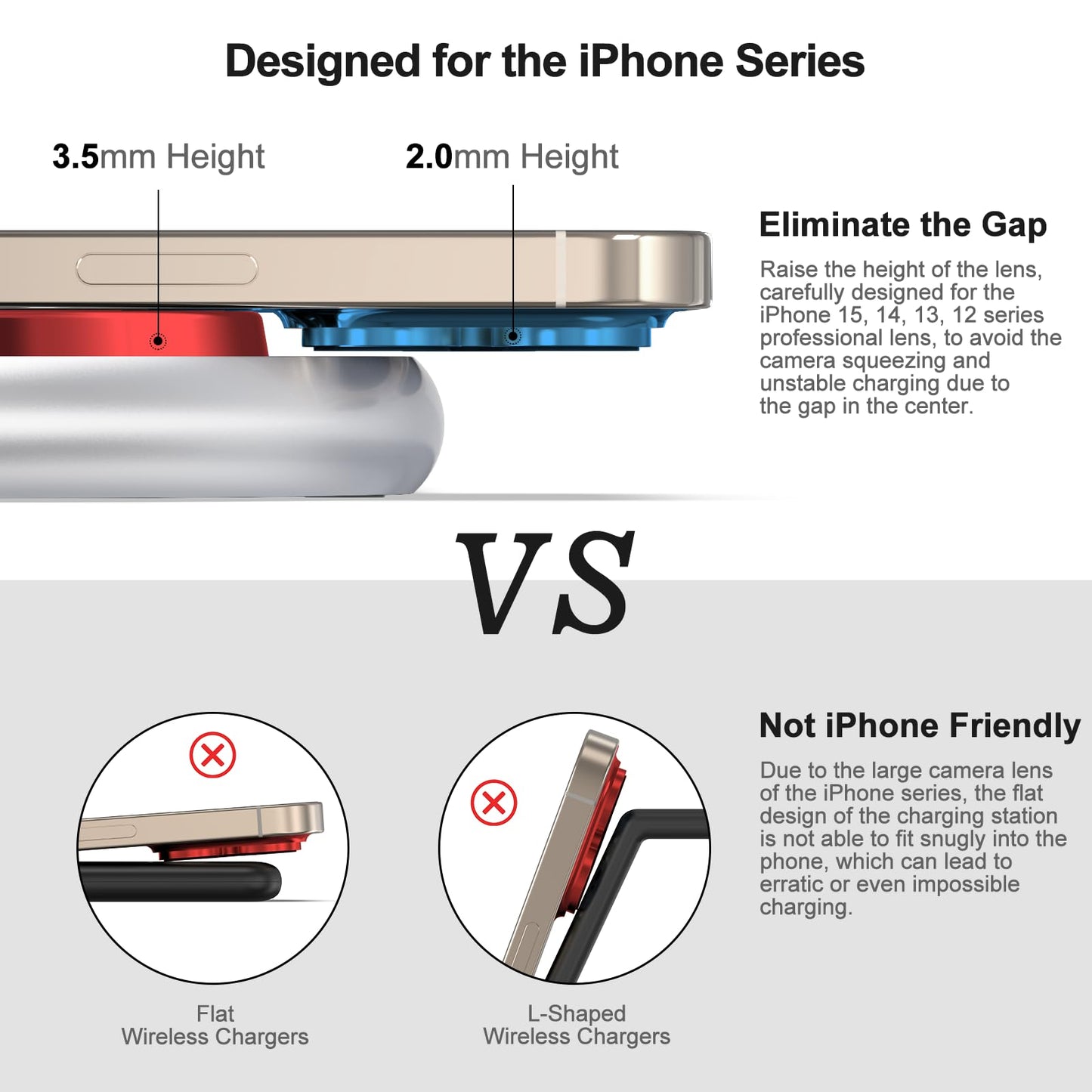 3 in 1 Charging Station for Apple Devices, Faster Mag-Safe Charger Stand, Magnetic Wireless Charger Station for iPhone 16 15 14 13 12 Pro Max Plus, Apple Watch iwacth & AirPods, Adjustable Angle
