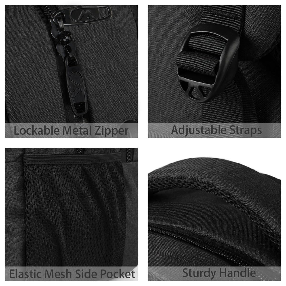 MATEIN Extra Large Travel Backpack, TSA Friendly 18.4 Inch Laptop Backpack, Anti Theft Flight Approved Business Work College Computer Backpack Big Bag for Women Men, Black
