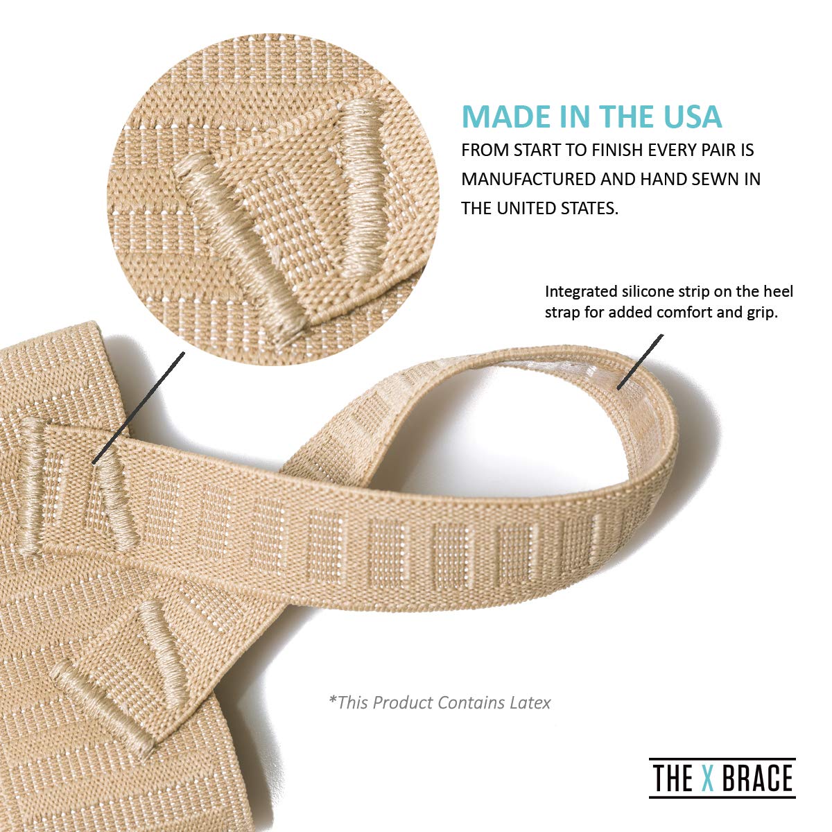 Tuli's X Brace, Arch Support Brace and Compression for Sever's Disease, Plantar Fasciitis, Heel Pain, Flat Feet, Fallen Arches and Over-Pronation, 1 Pair, X-Small