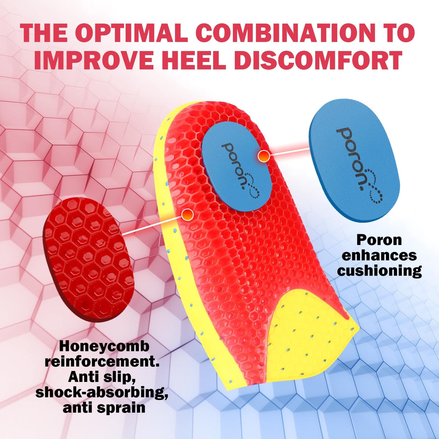 Work Heavy Duty Support Metatarsal Pads -Shock Absorption-Cushioning 220+ lbs Medium Arch Support Shoe Insert Men Women Anti Fatigue - Soft Comfortable Work Boot Insoles - Foot Pain Relief