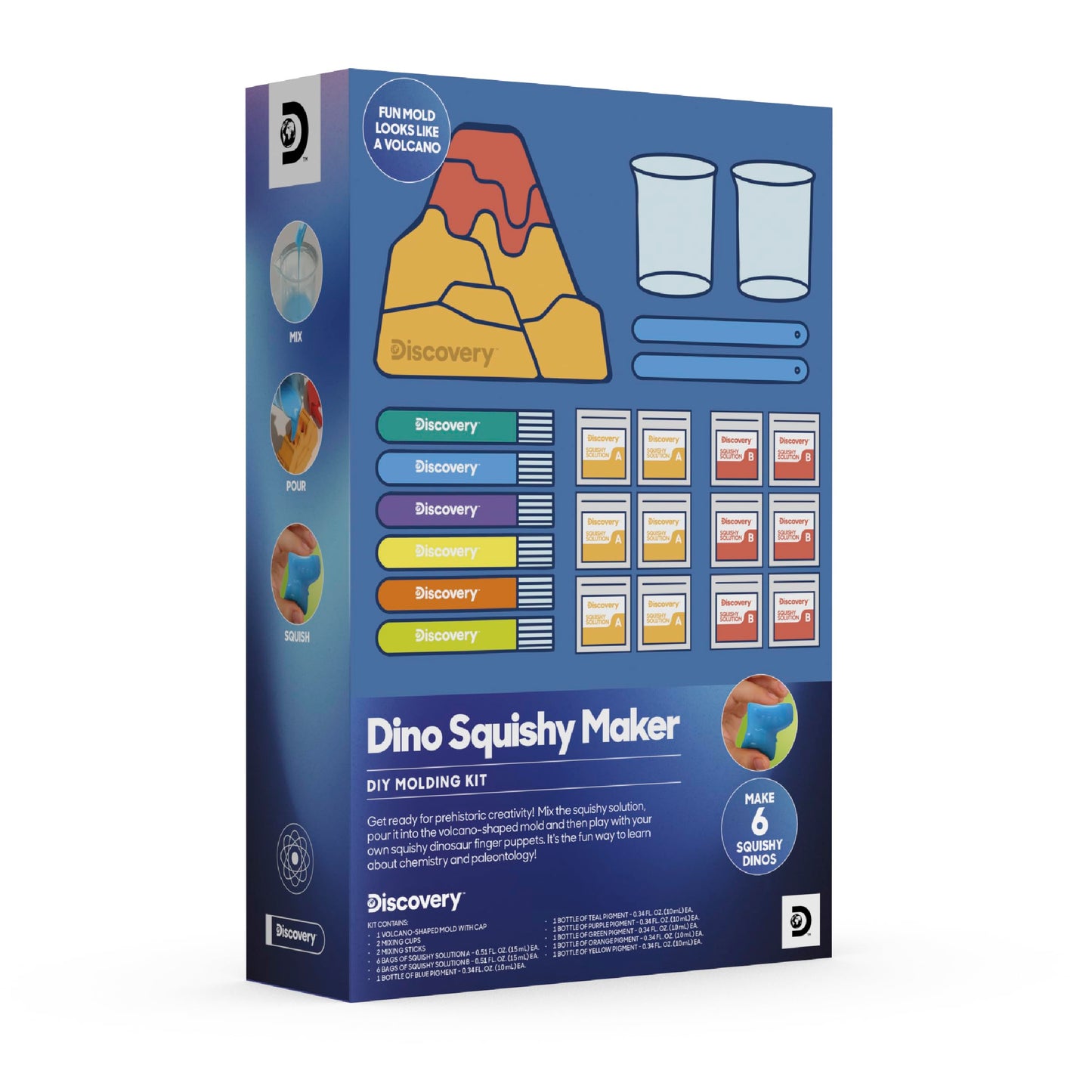 Discovery™ Dino Squishy Maker DIY Molding Kit