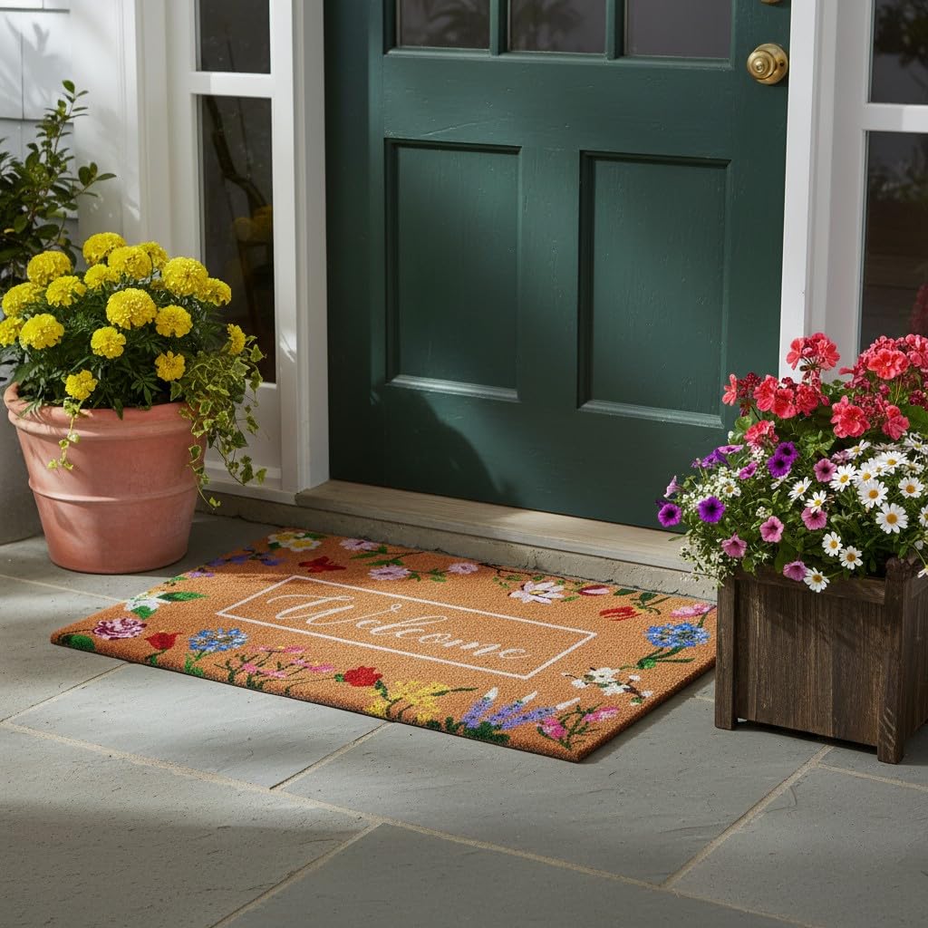 Calloway Mills Butterfly Garden Welcome Doormat 24 x 36
