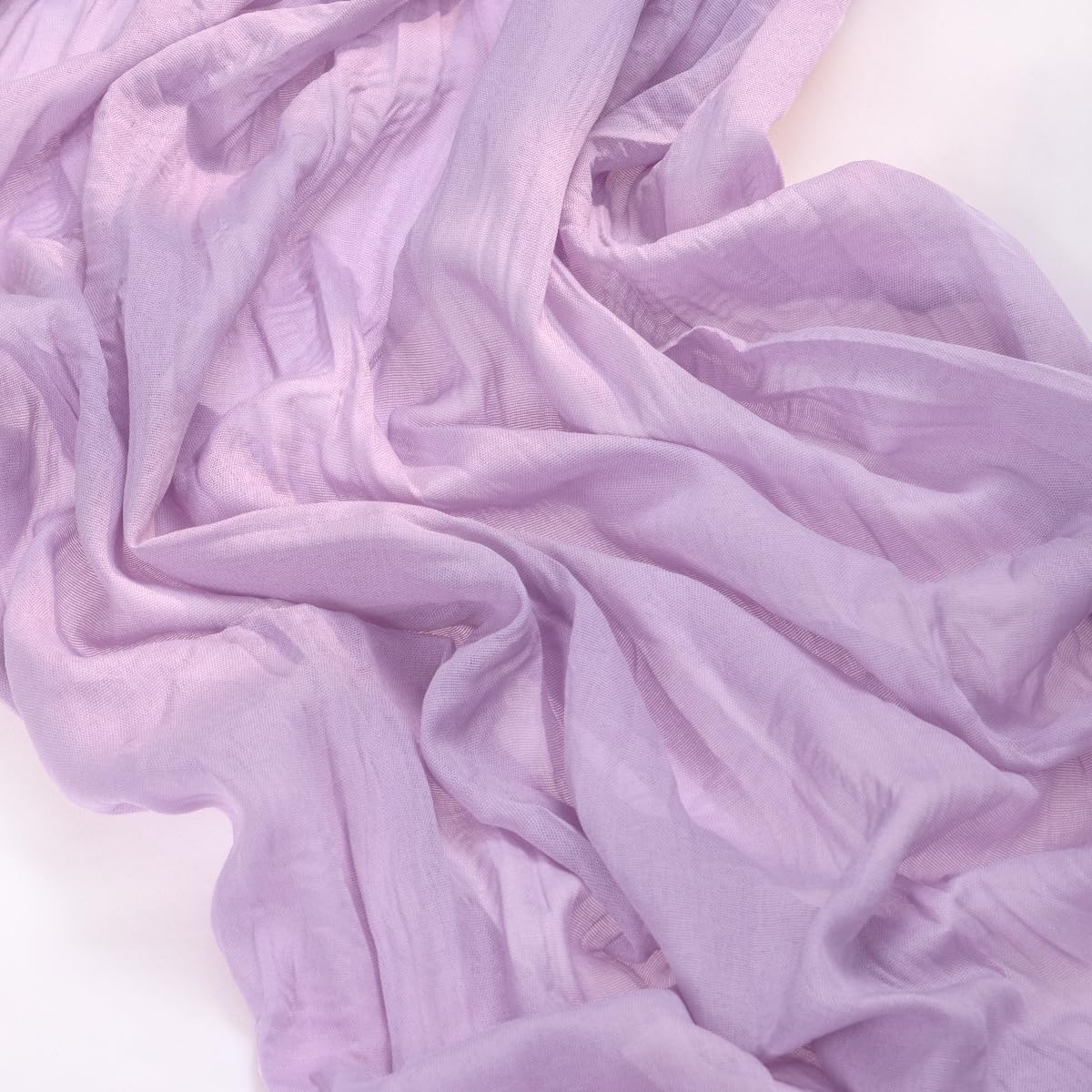 MLMC 12 Pack Lilac Purple Cheesecloth Table Runner 10ft Spring Table Decor Rustic Gauze Lavender Cheese Cloth Table Runner 35x120 Inches for Bridal Shower Baby Shower Birthday Wedding Decor