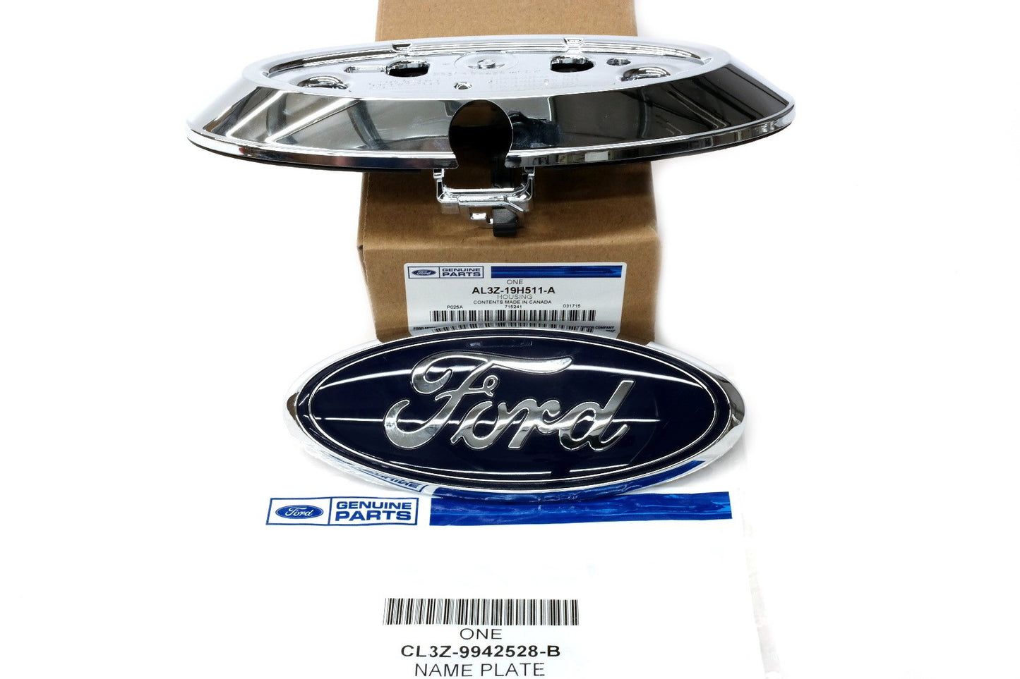 2009-2014 Ford F-150 Tailgate Back Up Camera Housing Bezel & Emblem UPDATED OEM