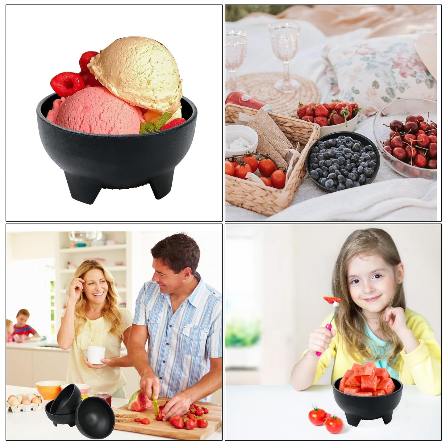 TANEMUDO 28 Pack 10.6 oz Mexican Salsa Bowls, Small Guacamole Containers, Plastic Salsa Bowl for Serving Parties, Chips, Dip, Nuts, Candy, and Sauce Set