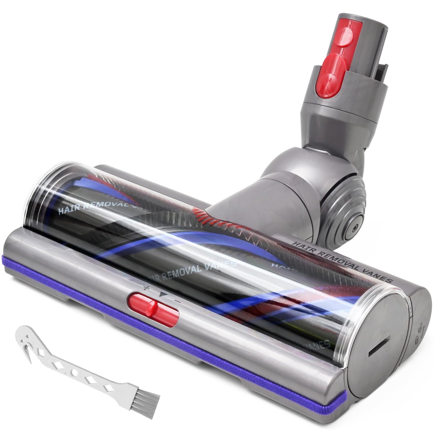 Upgrade High Torque Brush Head Replacement Vacuum Head for Dyson V7 V8 Cyclone V10 V11 V15 SV10 SV11 SV12 SV14 SV15 Cordless Vacuum Cleaner, Quick Release Motor-Head Brush for,Adjustable Suction