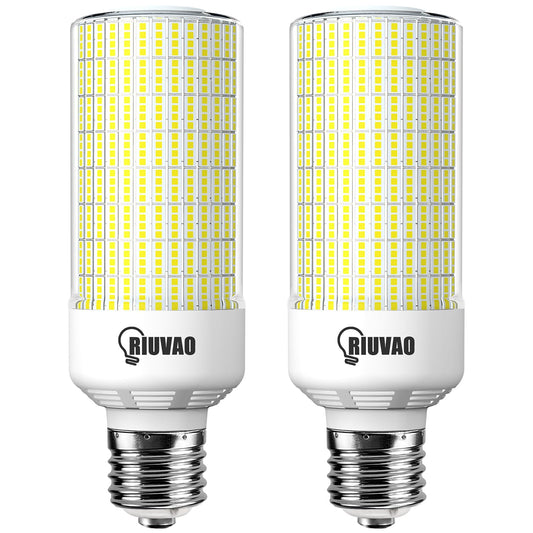 120W LED Corn Light Bulb 18000LM Led Corn Bulb 5000K Daylight E39/E40 Mogul Base Cob, 1200W Metal Halide HPS HID CFL Replace for for Outdoor Indoor Garage Warehouse Factory Workshop Backyard(2 Pack)