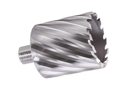 ACTOOL 2-1/4" Diameter × 2" Depth of Cut HSS ANNULAR Cutter with 3/4'' Weldon Shank