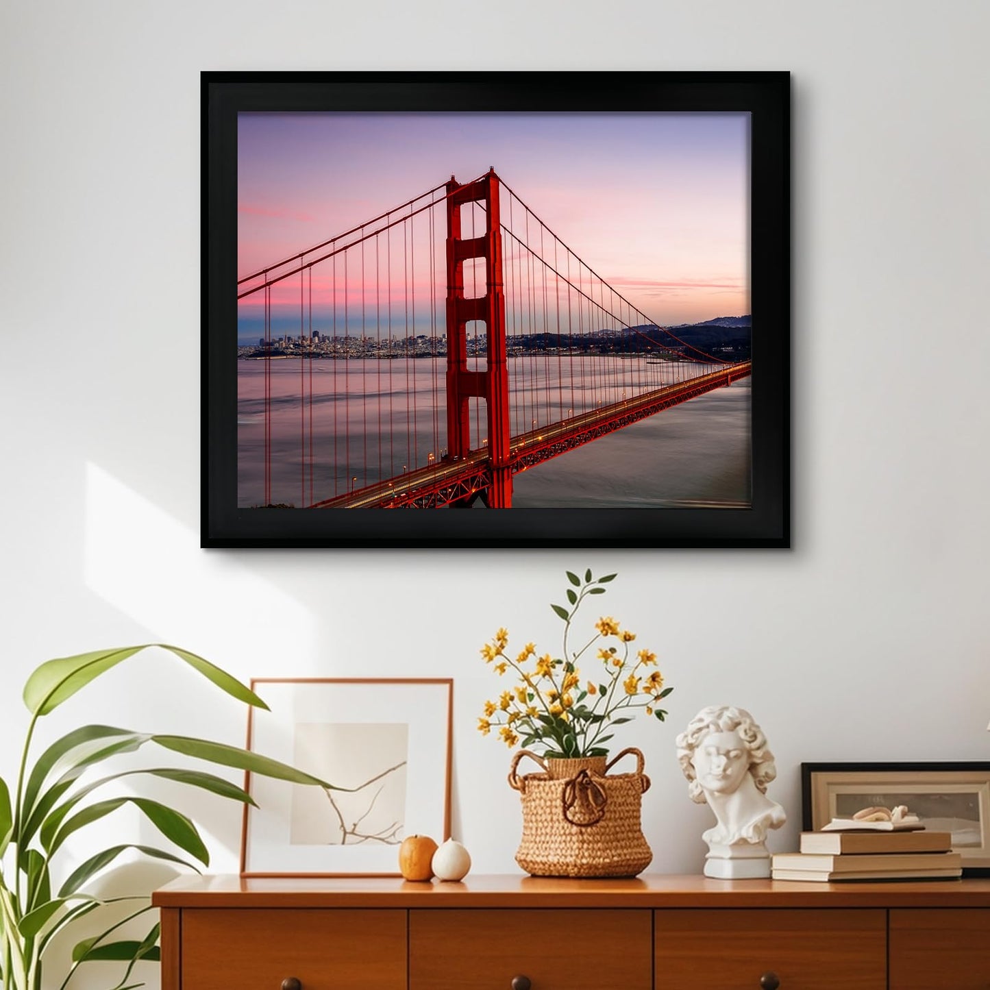 SESEAT 16x20 Picture Frame Black Set of 6, Display Pictures 16x20 Without Mat for Wall Mounting, Wall Gallery Poster Frames