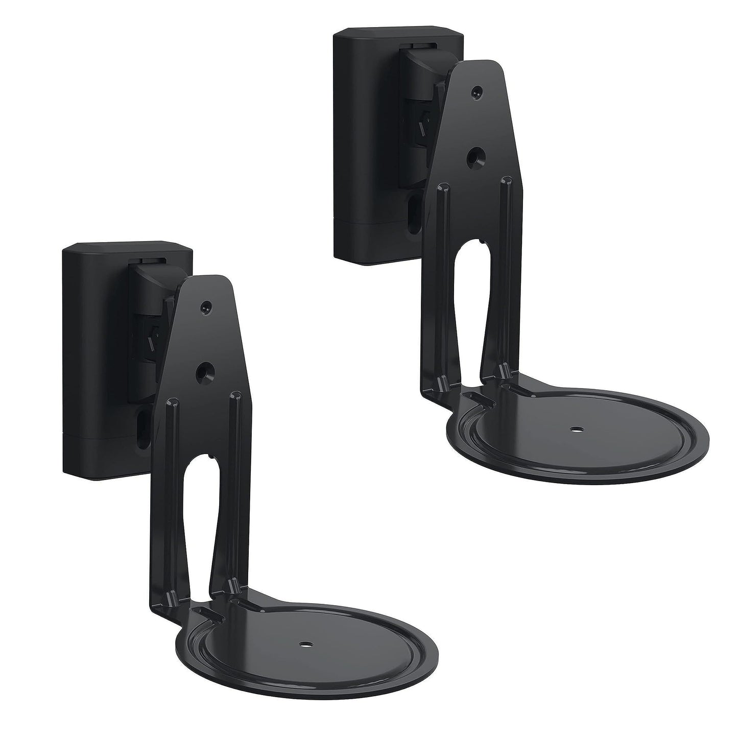 Sanus Speaker Wall Mounts for Sonos Era 100™ Pair - Swivel & Tilt Speaker Mount with Easy 15-Minute Install - Black, 2-Pack