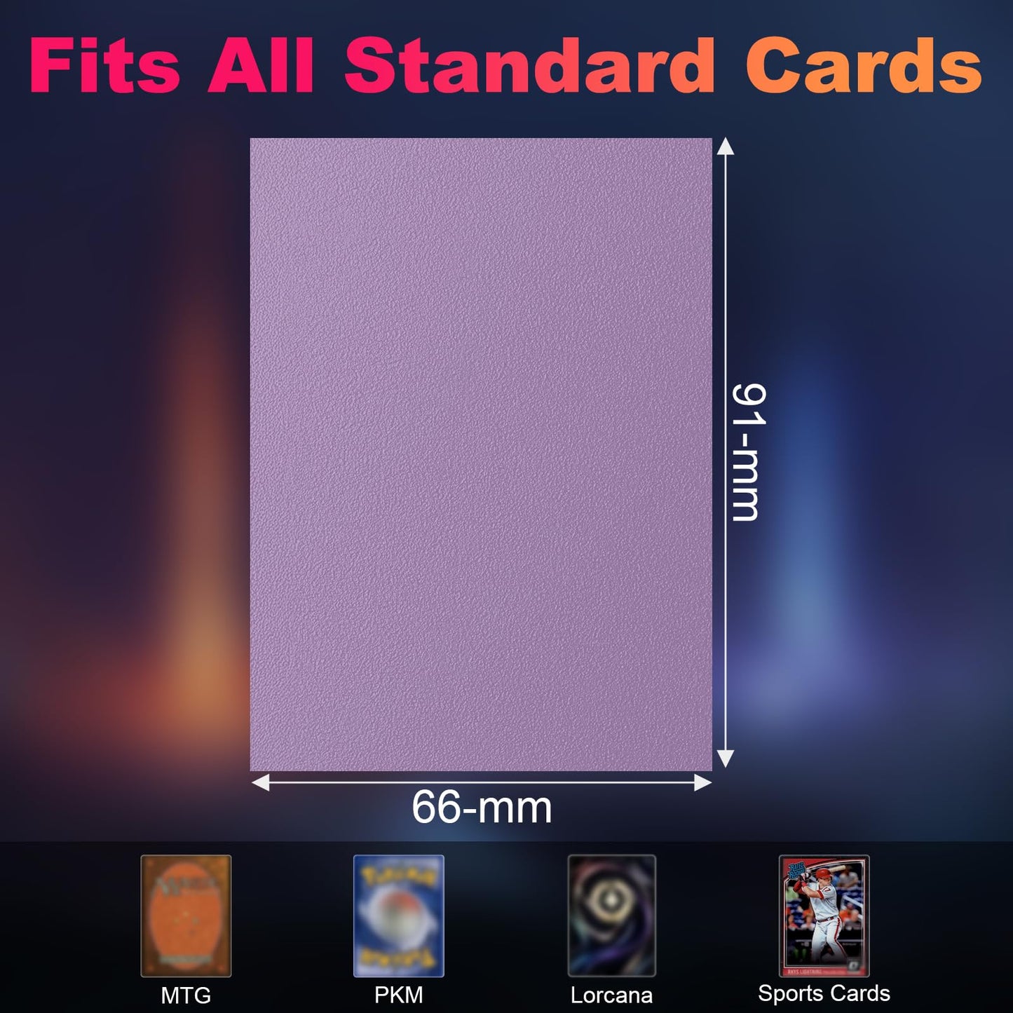 1200 Pack Card Sleeves, Matte Dual Trading Card Sleeves with Opaque Back & Smooth Shuffle, Tear Resistant Card Protectors for MTG, TCG and Game Cards (12 Colors)
