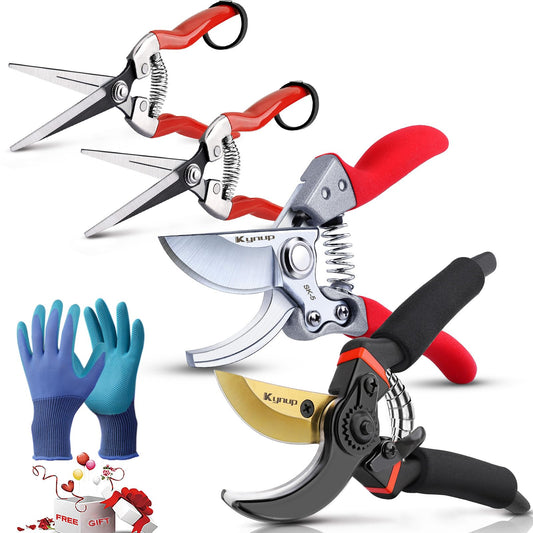 Kynup Garden Shears Pruning Shears Gardening Tools Garden Scissors Stainless Steel