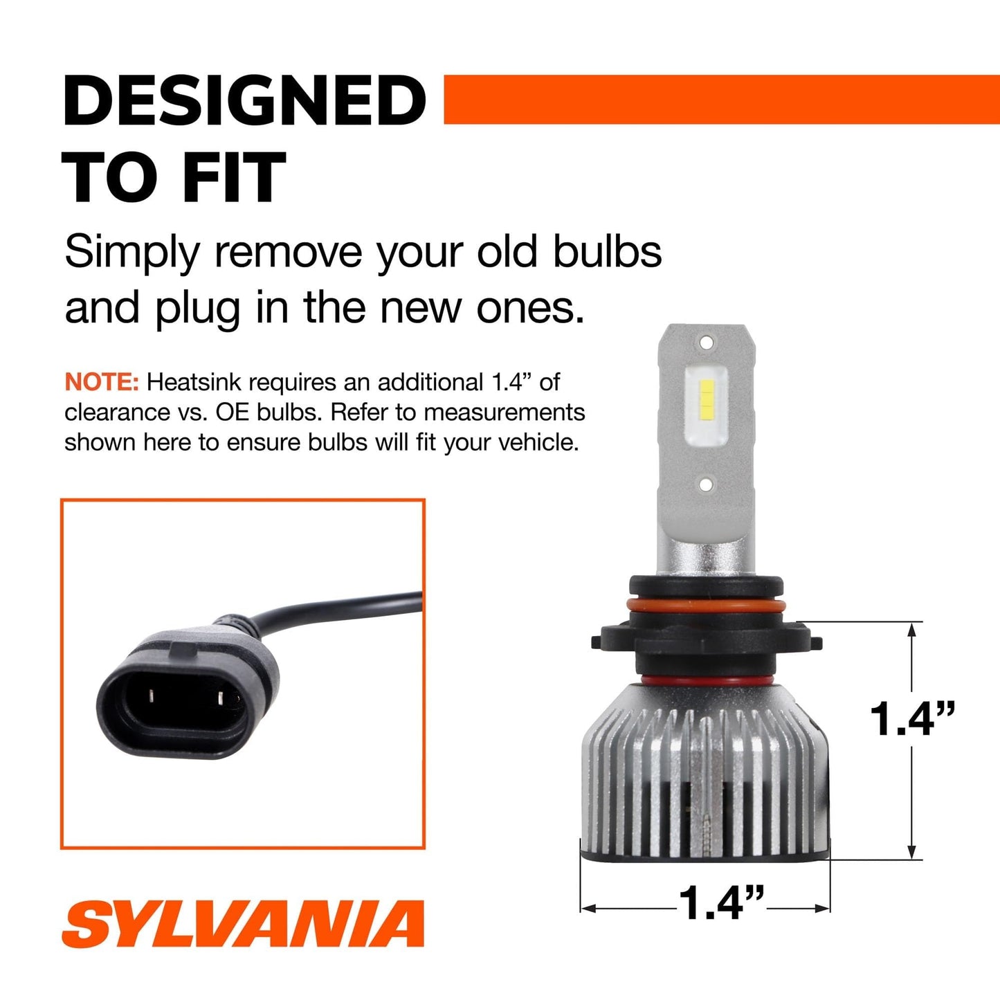 SYLVANIA 9012 LED - Fog Lights For Cars and Trucks - Headlight Bulbs for Off Road Powersports - 6000k Cool White LED Light - Long-Lasting Bulbs - No Polarity - DIY Upgrade