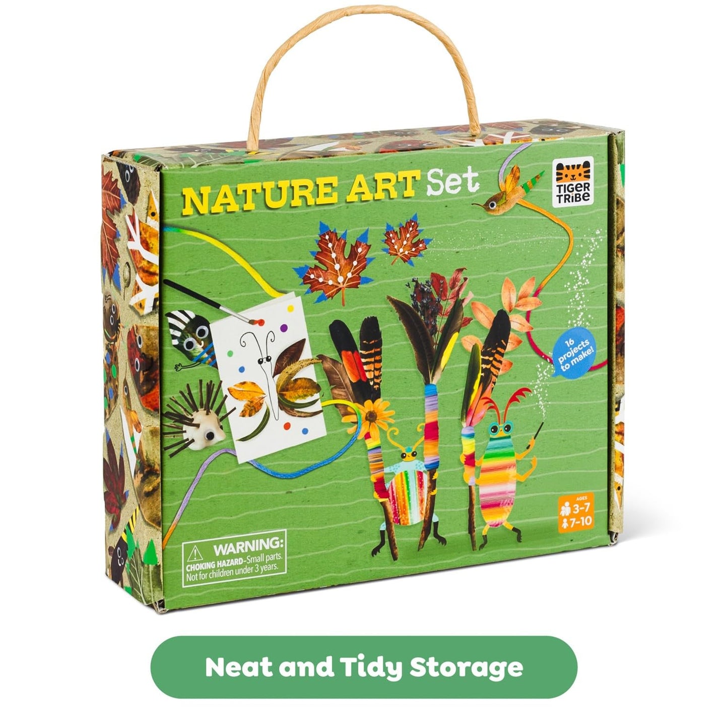 Tiger Tribe: Nature Art Set - Turn Natural Found Treasures Into Art Projects, Kids Ages 3+ with Parent, Ages 7+ Independent Craft Time, Activity Set