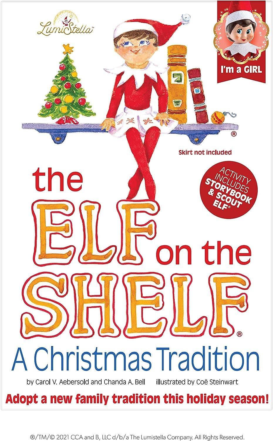 Elf on the Shelf: A Christmas Tradition (Blue-Eyed Girl Scout elf)