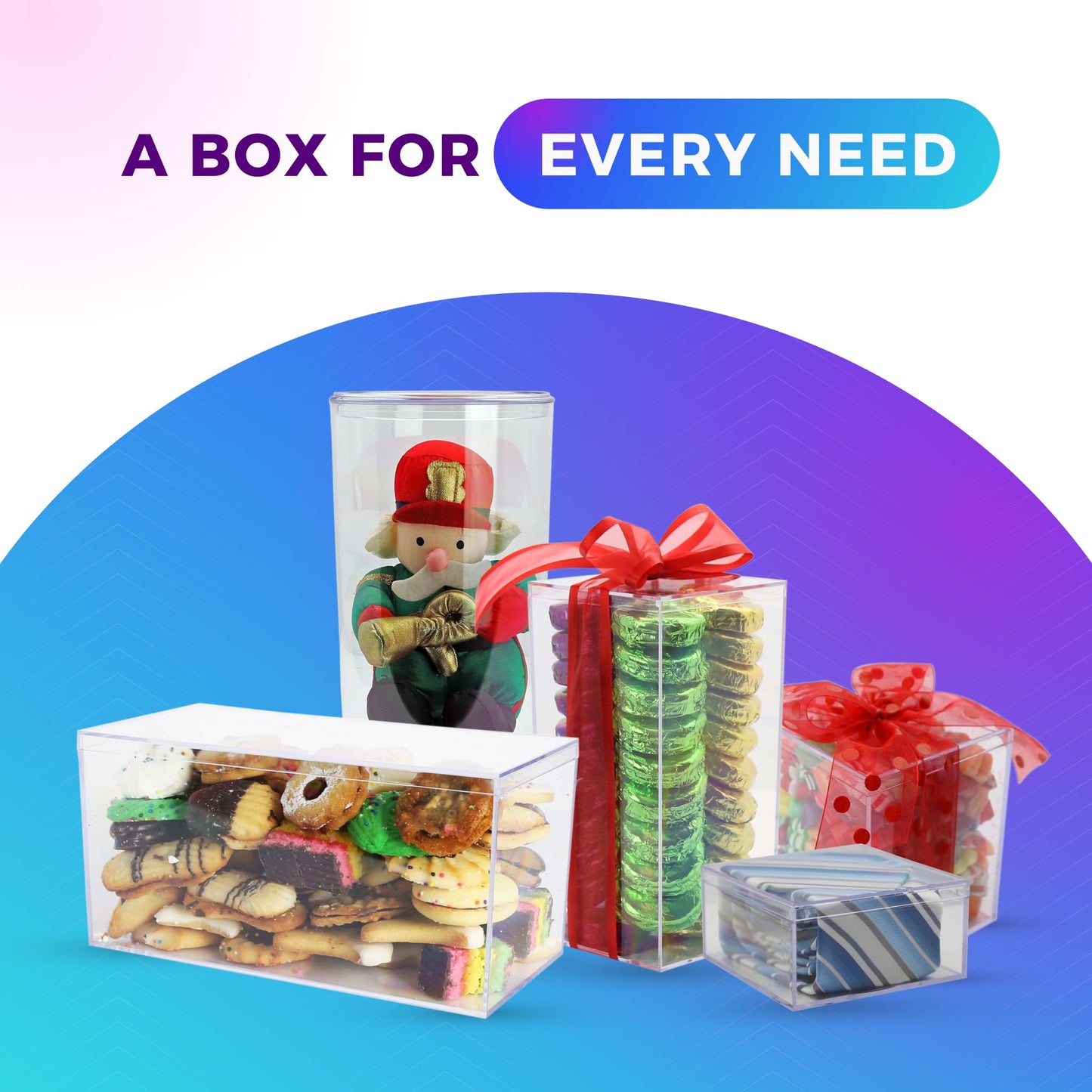 Crystal Clear Hard Plastic Funko Pop Protector Box, Stackable Display Case for Figures, Clear Gift Box for Party Favors, 8 Boxes, Made in USA by Gary Plastic Packaging