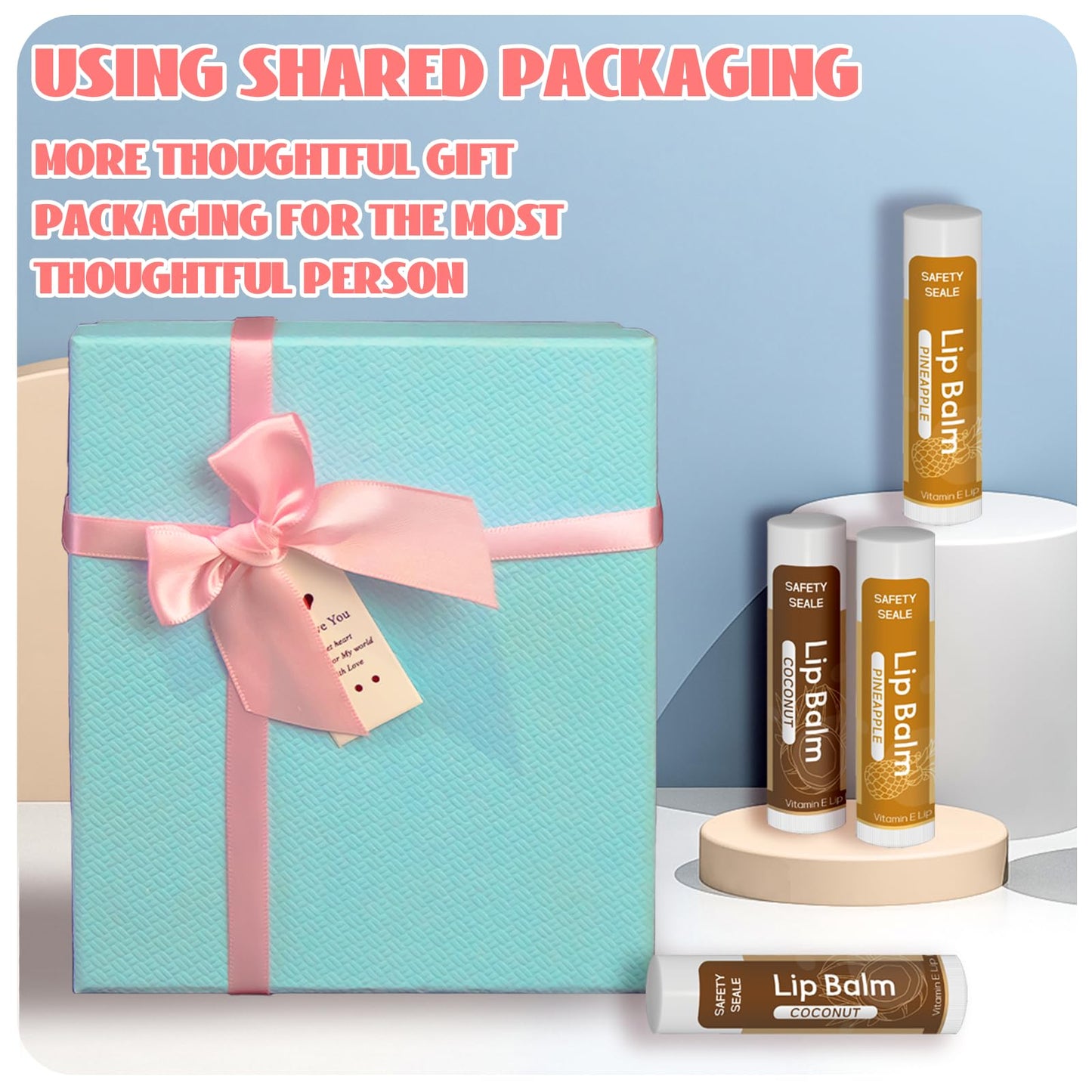 98 Pack Natural Lip Balm Bulk with Vitamin E and Coconut Oil - Moisturizing, Soothing, and Repairing Dry and cracked Lips, Mini Chap Stick Gifts for Kids Women Men - 14 Flavors - Non-GMO