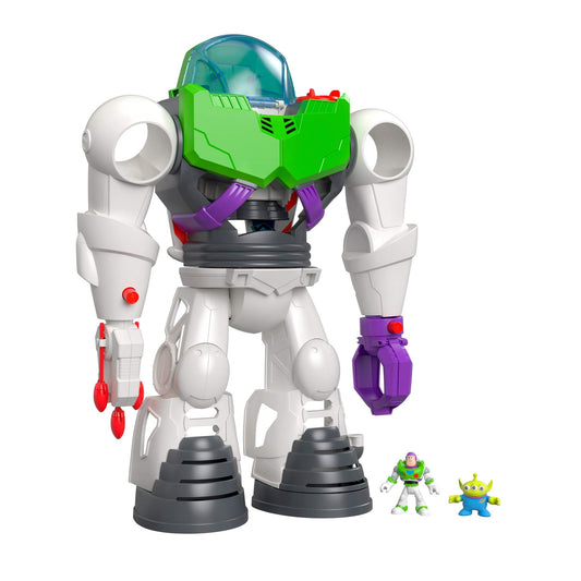 Fisher-Price Imaginext Preschool Toy Disney Pixar Toy Story Buzz Lightyear Robot Playset with Spaceship for Pretend Play Kids Ages 3+ Years