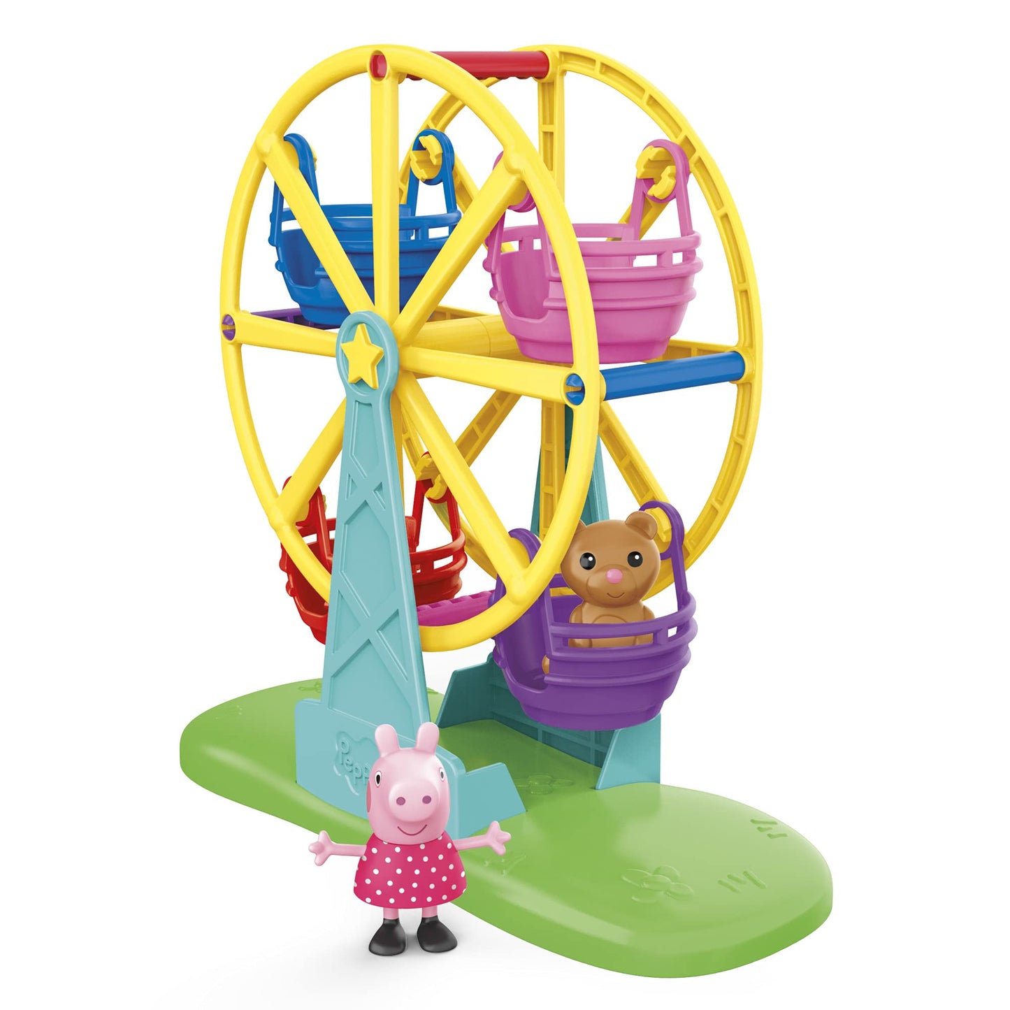 Peppa Pig Peppa's Adventures Fun on The Ferris Wheel Playset, Preschool Toy with Peppa Pig Figure and Accessory for Children from 3 Years