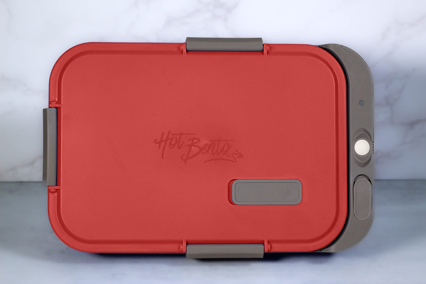 Hot Bento – Self Heated Lunch Box and Food Warmer – Battery Powered, Portable, Cordless, Hot Meals for Office, Travel, Jobsite, Picnics, Outdoor Recreation, Kitchen Meal Prep - Hot Red