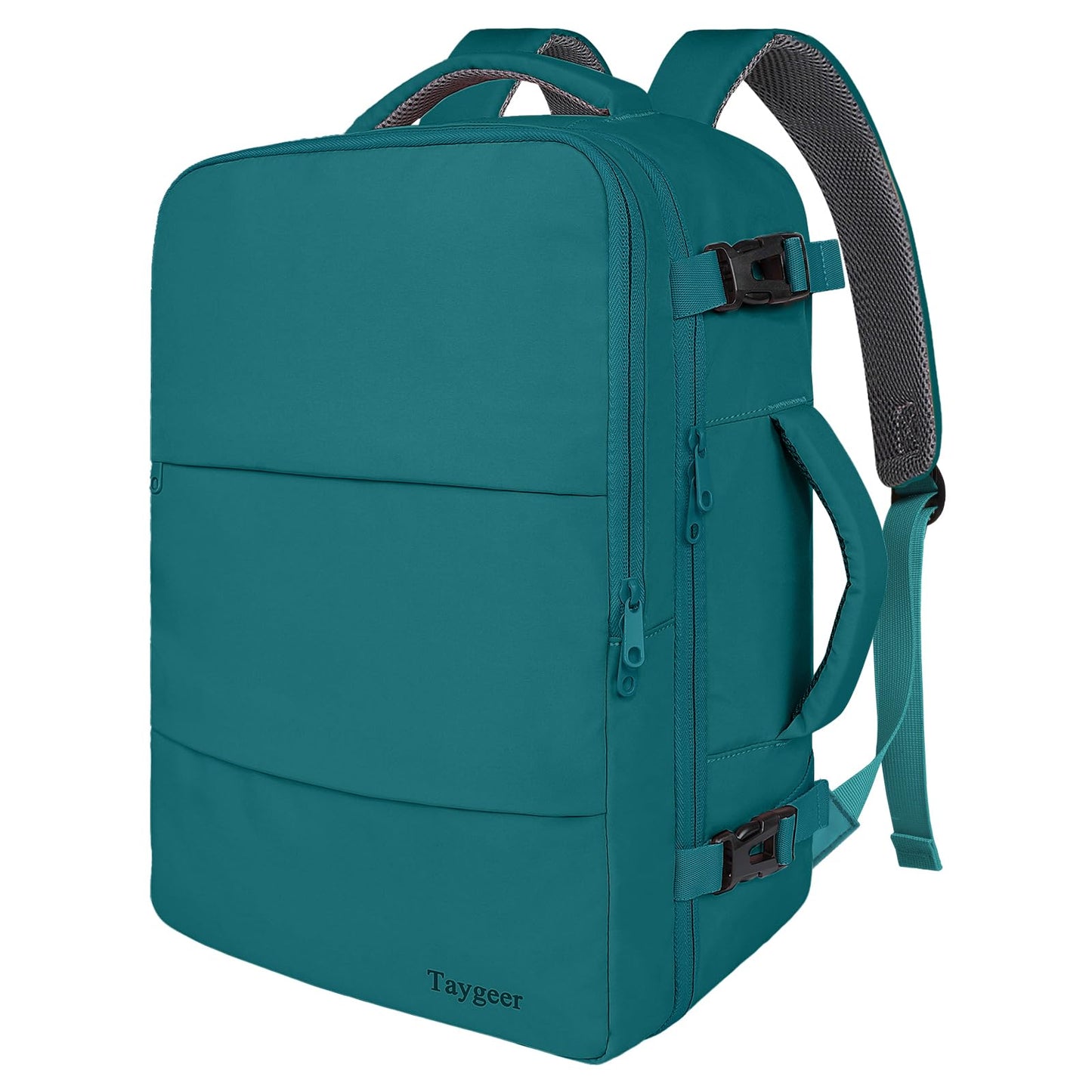 Taygeer Laptop Backpack, Airline Approved Carry On with 17.3 inch Laptop Compartment, TSA Friendly Backpack for Nursing Doctor Business Travel, Travel Daypack for Work Essentials, Peacock Blue
