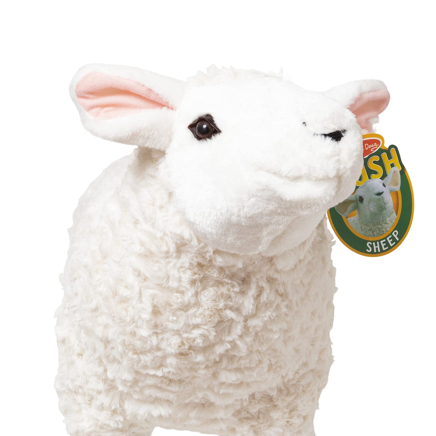 Melissa & Doug Giant Sheep - Lifelike Stuffed Animal (Nearly 2 feet Tall) Extra Large Stuffed Animals, Plush Animal Sheep for Ages 3+
