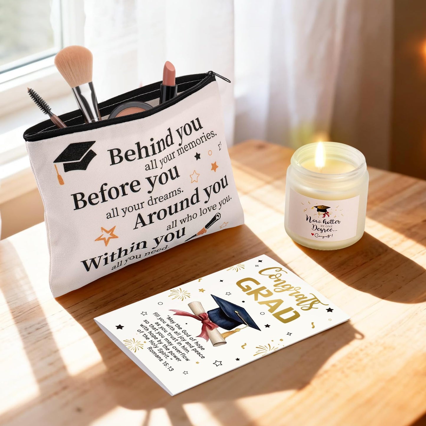 Fortuning's JDS Graduation Gifts for Her 2026, Graduation Gift Box Set, College High School Graduation Present, Ready to Gift Keepsake Box for Daughter, Sister or Best Friend