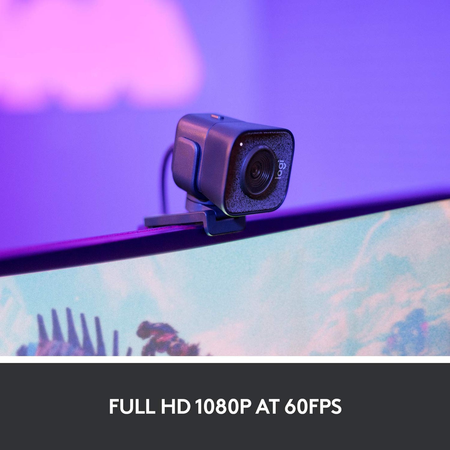 Logitech StreamCam 1080P HD 60fps Streaming Webcam Full HD Camera with USB-C & Integrated Microphone for Live Streaming and Content Creation - Graphite - 960-001280 (Renewed)