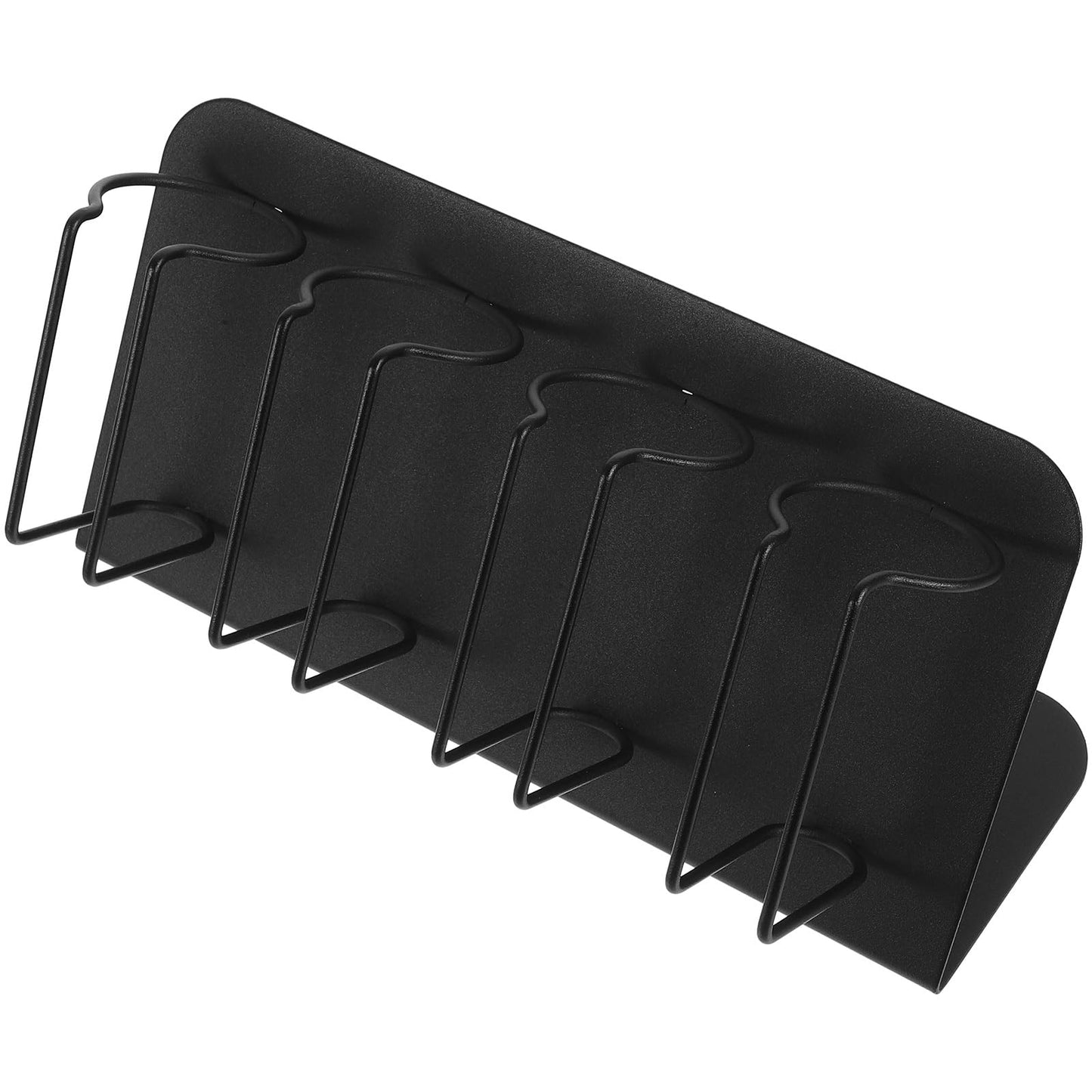 Alipis Hairdressing Tool Storage Rack, Stainless Steel Hair Trimmer Stand Barber Station Organizer Tabletop Razor Holder Shelf Holders Clipper Guard Racks for Barbers Salon Appliance
