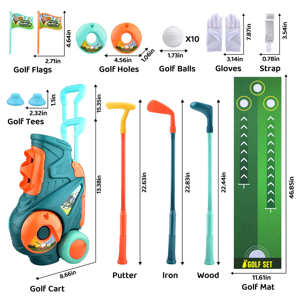CAPTAIN CHAOWING Golf Set