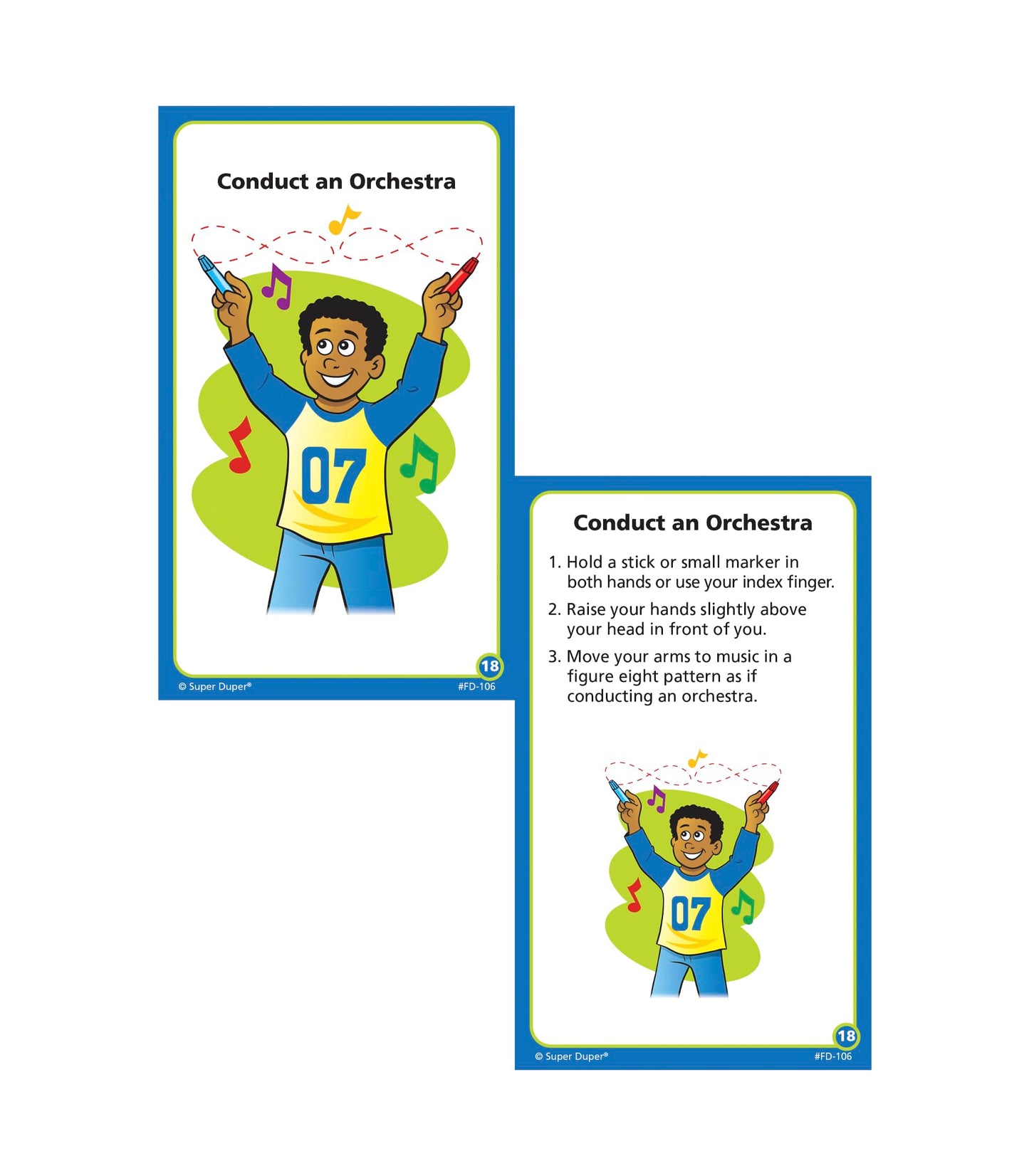 Super Duper Publications | Upper Body and Core Strength Fun Deck | Occupational Therapy Flash Cards | Educational Learning Materials for Children