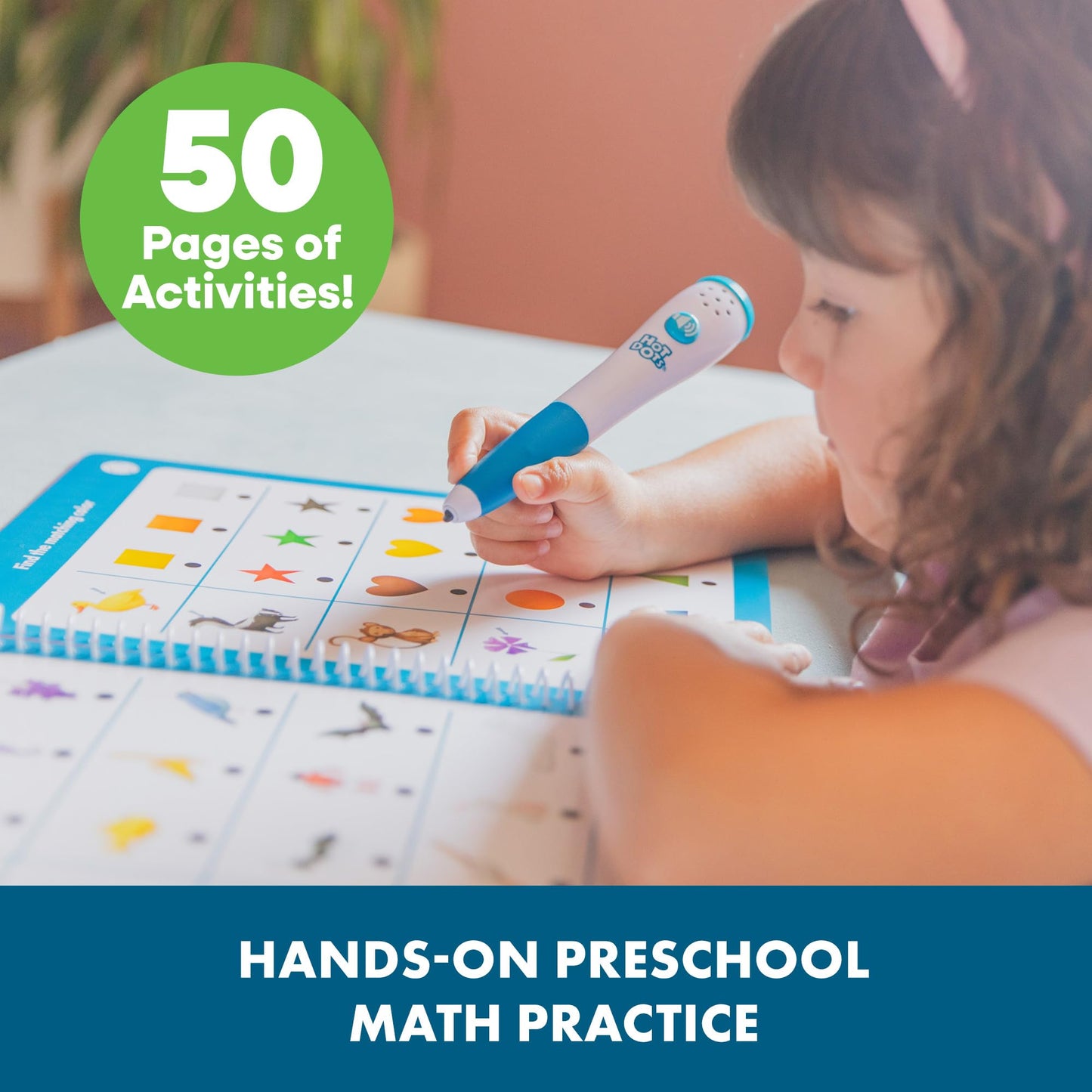 EDUCATIONAL INSIGHTS HOT DOTS LETS LEARN PRE-K MATH