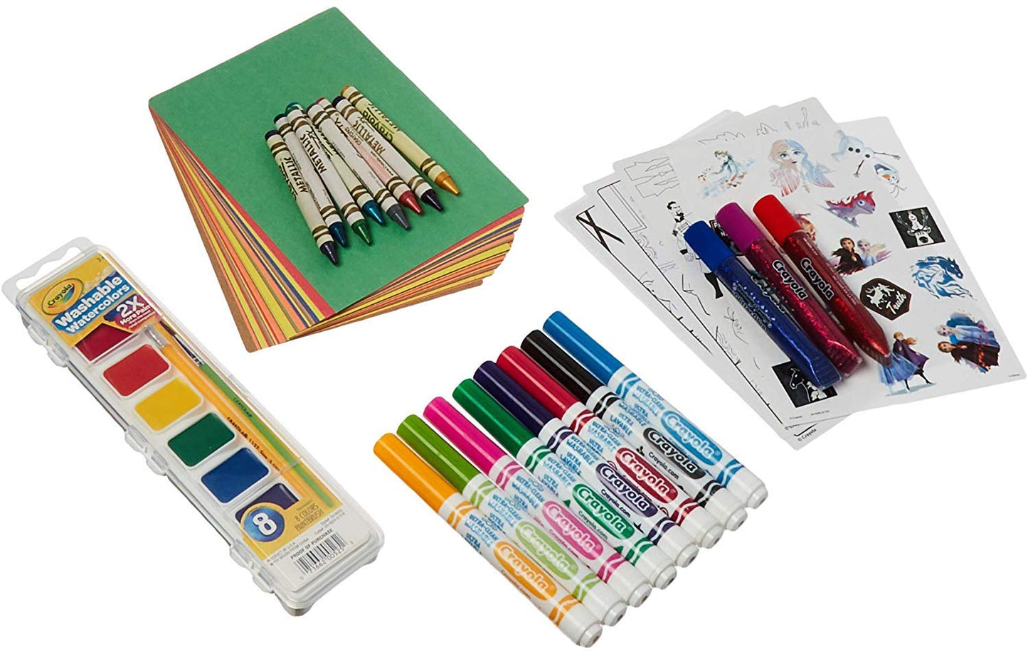 Crayola Frozen 2 Art Set, Arts & Crafts, Gift for Kids, Ages 5, 6, 7, 8