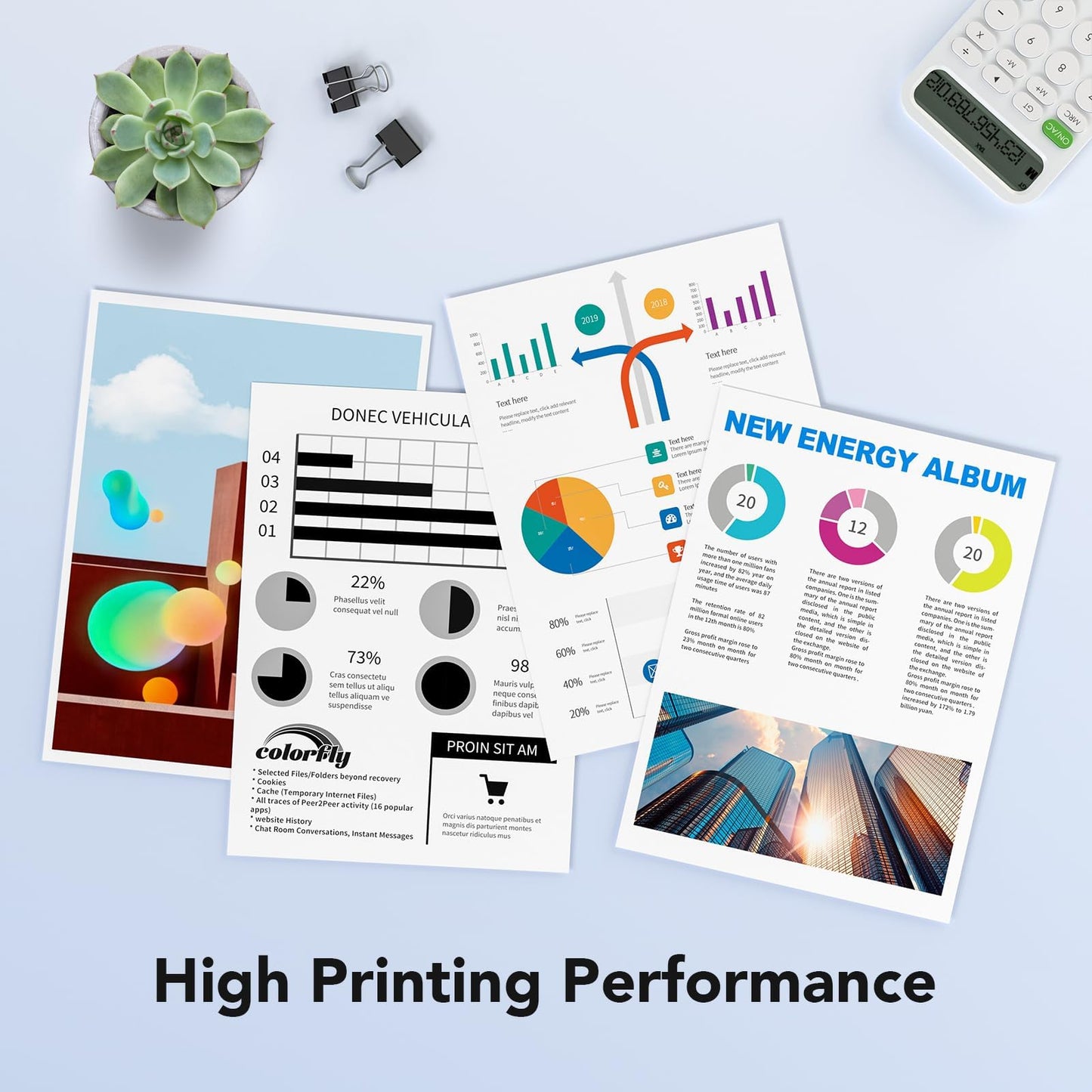 colorfly LC406XL High Yield Ink Cartridges for Brother Printer LC406 Ink Cartridges LC406XL LC 406 XL use with Brother MFC-J4335DW MFC-J5855DW MFC-J5855DW MFC-J6955DW Printer (4 Pack BK/C/M/Y)
