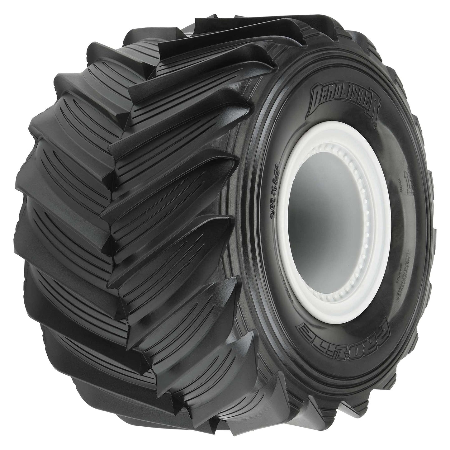 Pro-line Racing Demolisher 2.6/3.5 MTD Gray Whls LMT F/R PRO1018715 RC Tire