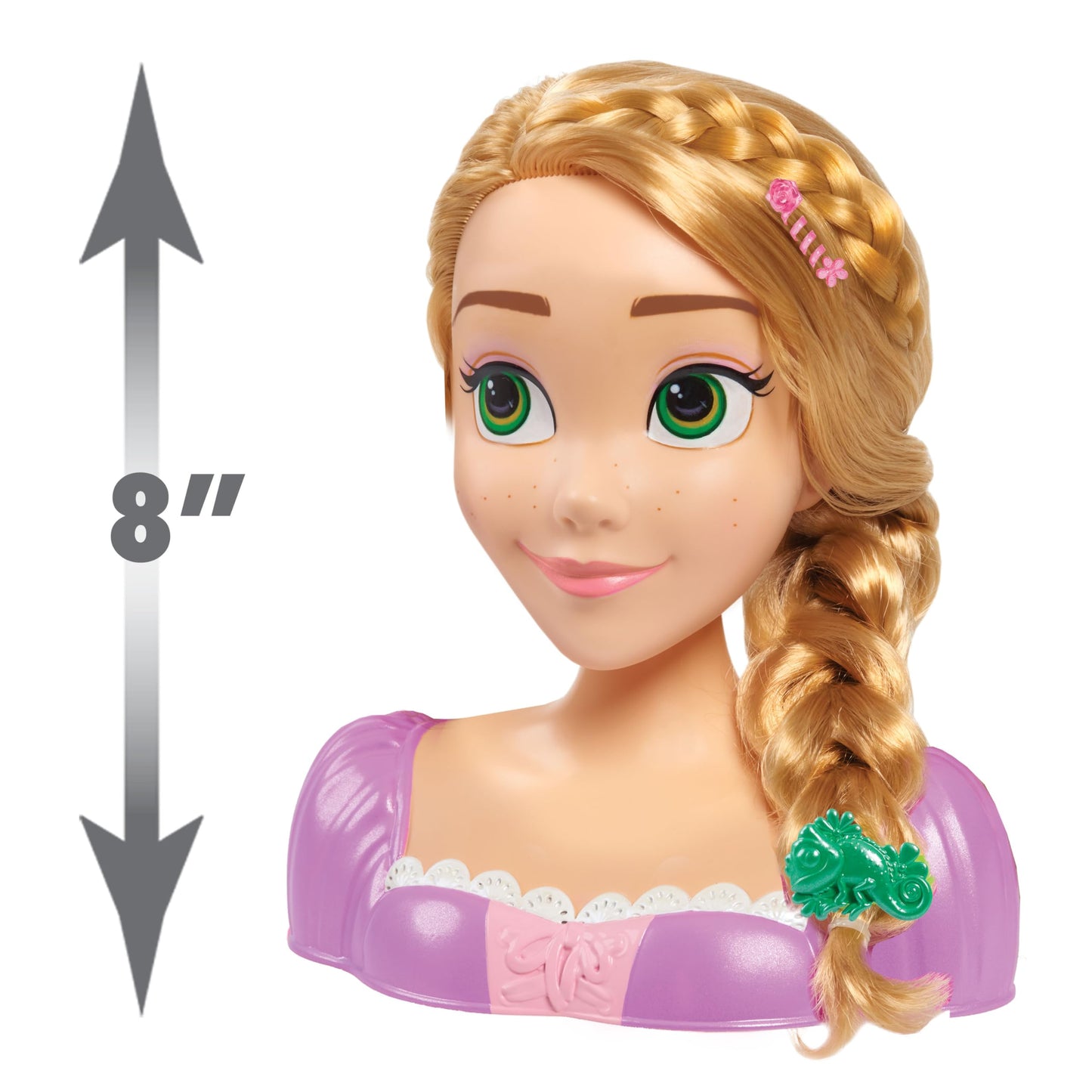 Disney Princess Rapunzel Styling Head, 14-Pieces, Pretend Play, Ages 3 Up