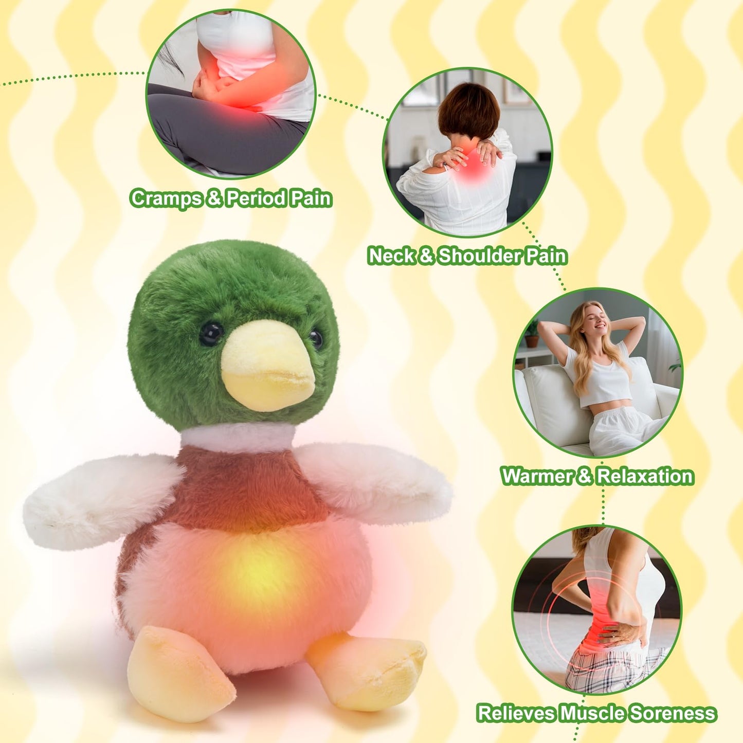 SpecialYou Microwavable & Weighted Mallard Duck Plush