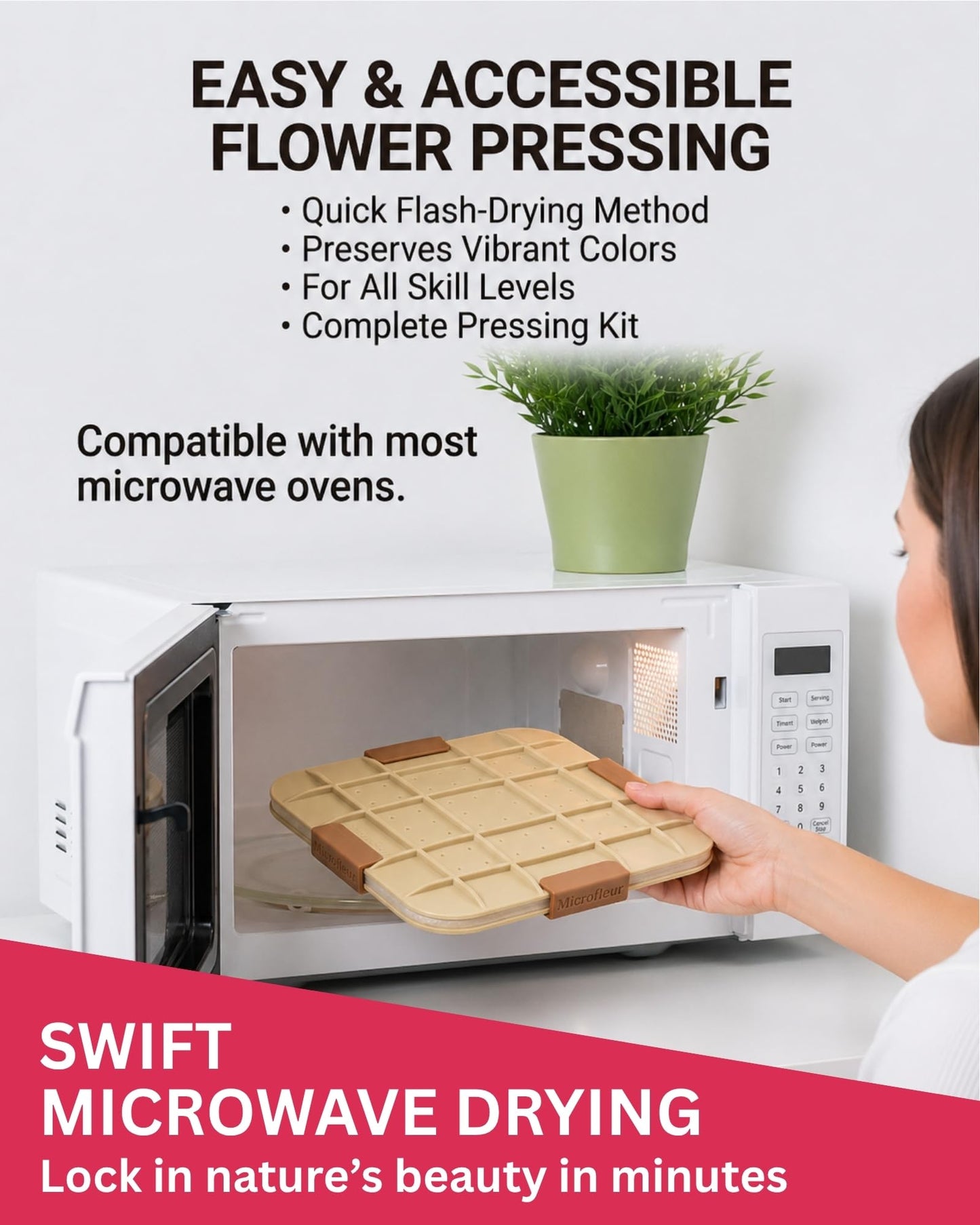 Microfleur 9 Microwave Max Flower Press by Microfleur