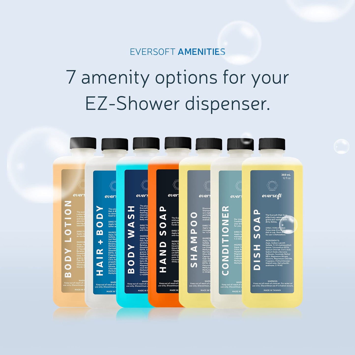 EZbrnd Eversoft Refreshing Body Wash Refill Cartridge, 350ml (12 oz) x 6 pk
