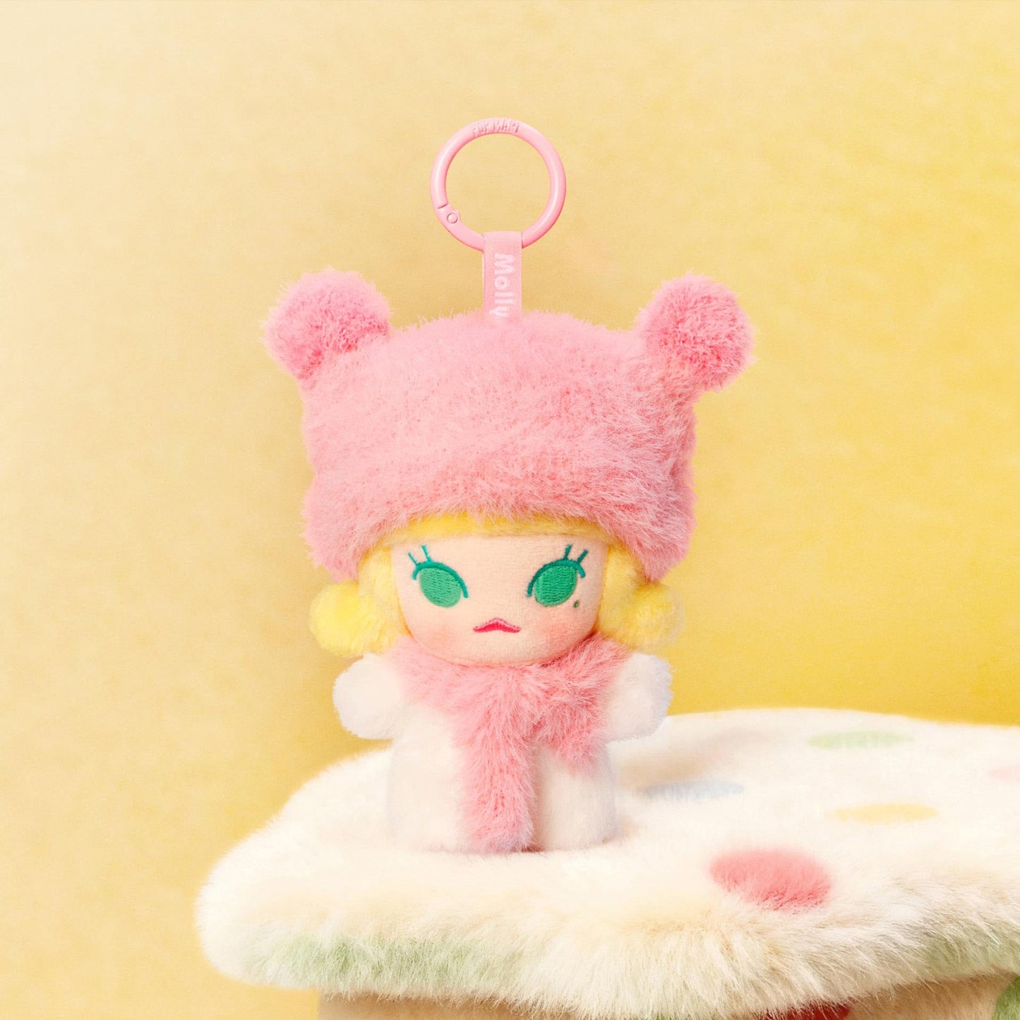 POP MART POP Bean Fluffy & Cozy Series-Plush Pendant Blind Box, Blind Box Action Figures, Random Design Collectible Toys for Home Decor, Birthday Gifts for Girls Boys Women Men, Single Box