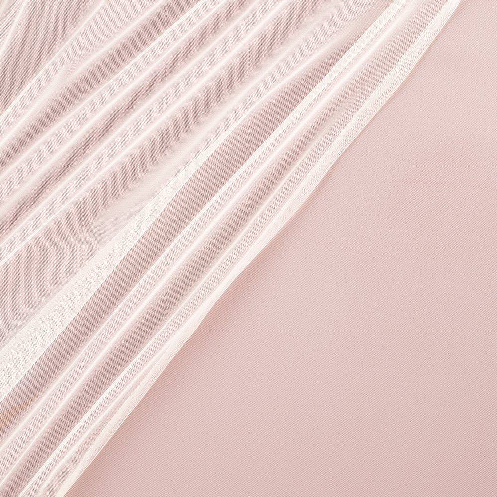 TOWN & COUNTRY LUXE Talia Double Layer Indoor Curtains, Sheer and Room Darkening Blackout, Grommet Top, Energy Efficient, 2-Pack Set, 52"W x 84"L (Pack of 2), Rose Blush 2 Count