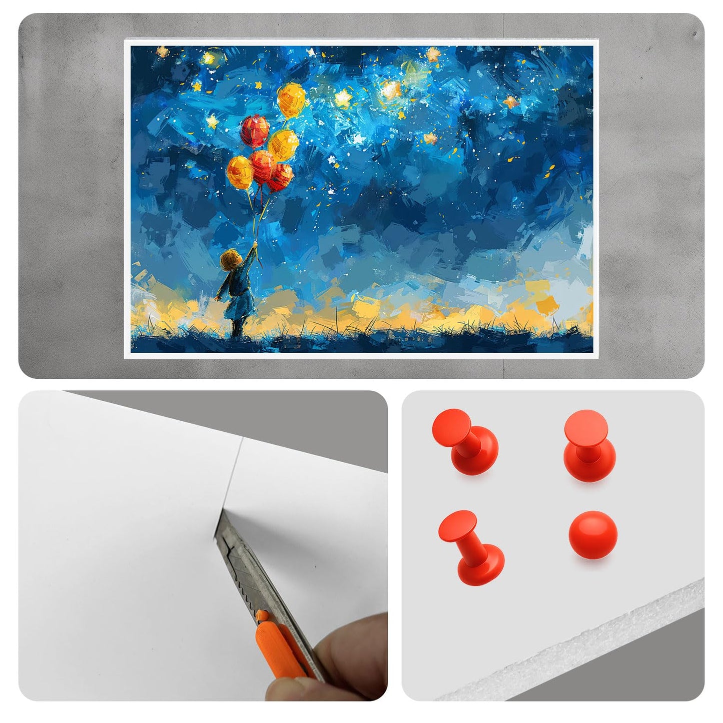 Foam Board 24" x 36" x 3/16" (5mm) - 12 Pack, White Poster Board, Double-Sided, Acid-Free Foam Core Board for Signs, Presentations, Schools, Offices, and Art Projects